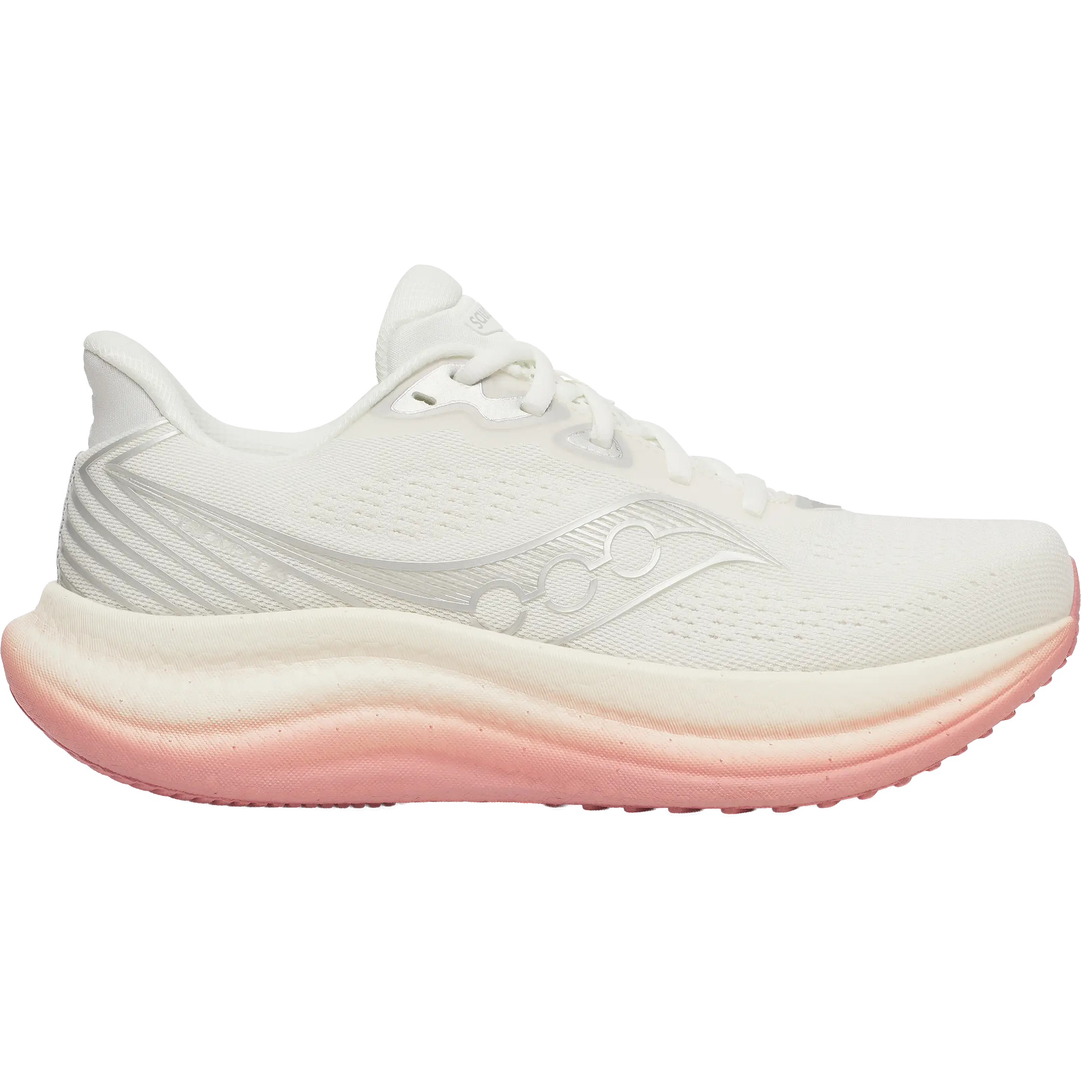 Saucony Triumph 23 Women - Ivory/Mauve - US8/UK6/39 - Løbesko