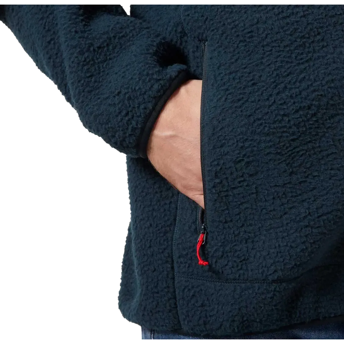 Panorama Pile Block Jacket Men fleece