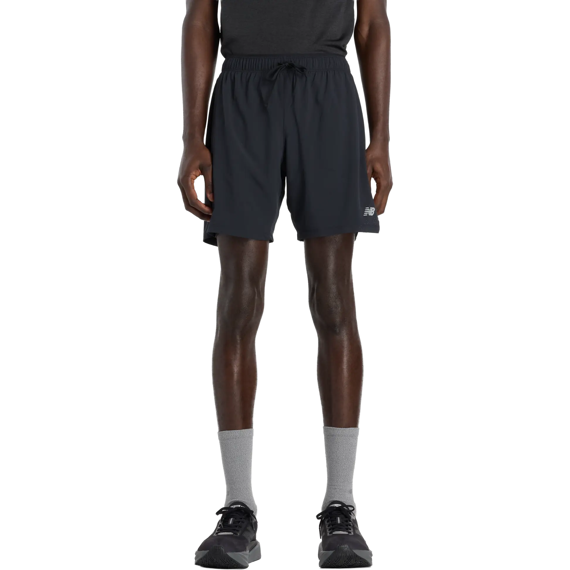 New Balance RC 2 in 1 Short 7'' Men - Black - 2XL - Løbeshorts