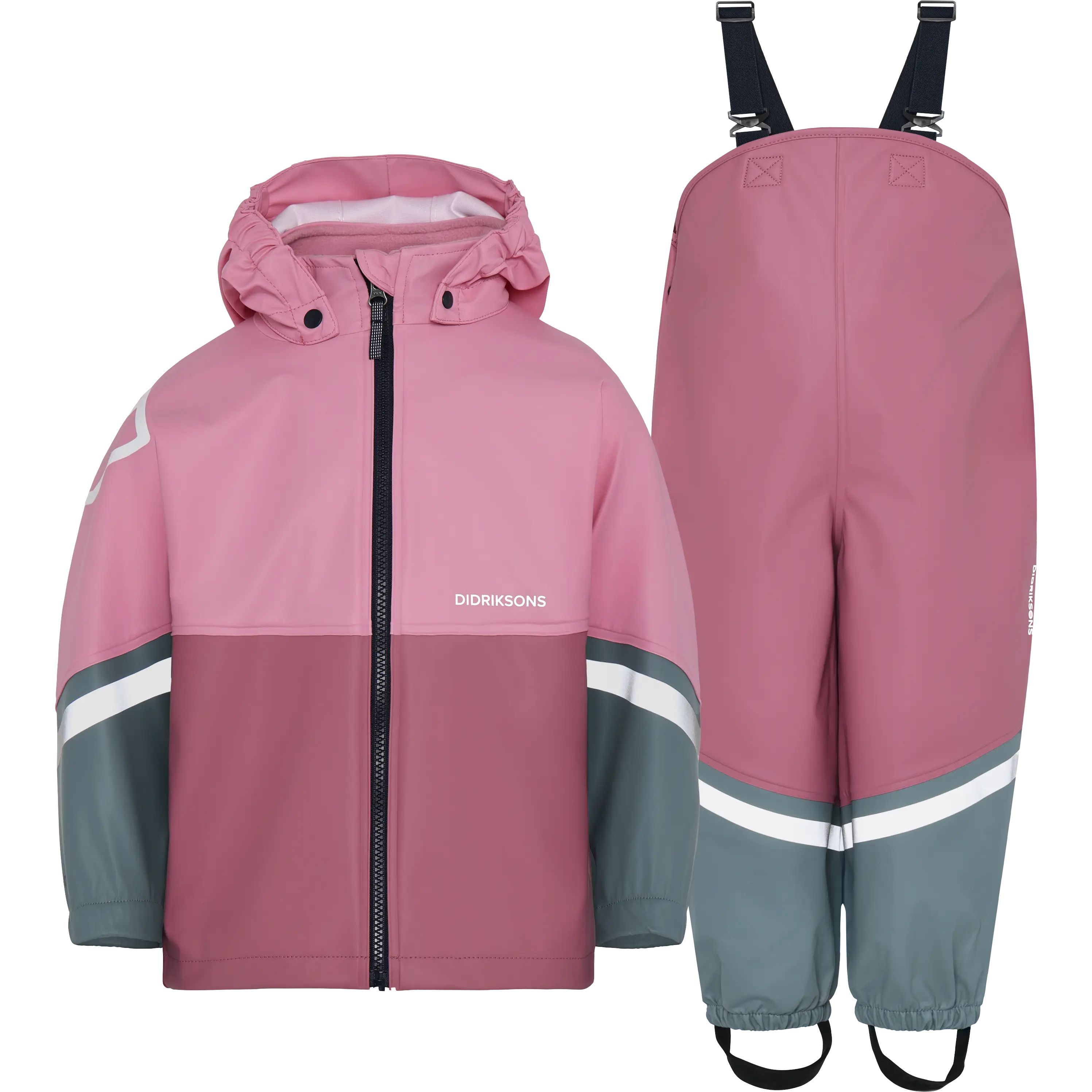 Didriksons Waterman Kids Set 12 regnsæt - Light Heather Pi - 140 cm - Regnsæt til børn