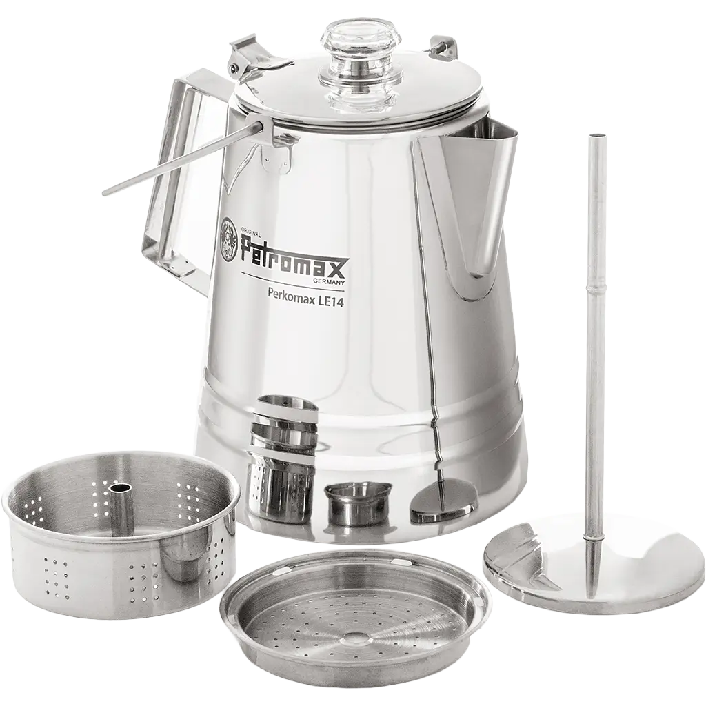 Petromax Percolator Perkomax le14 kaffe- og tebrygger - Grå - One size - Udstyr til bål