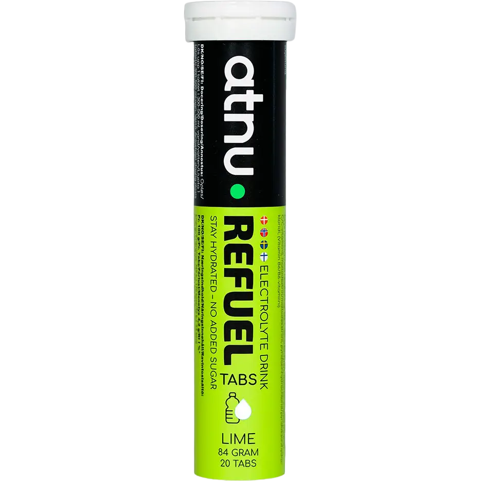 Atnu Refuel Elektrolyt Lime - One size - Energi og drikke til løb