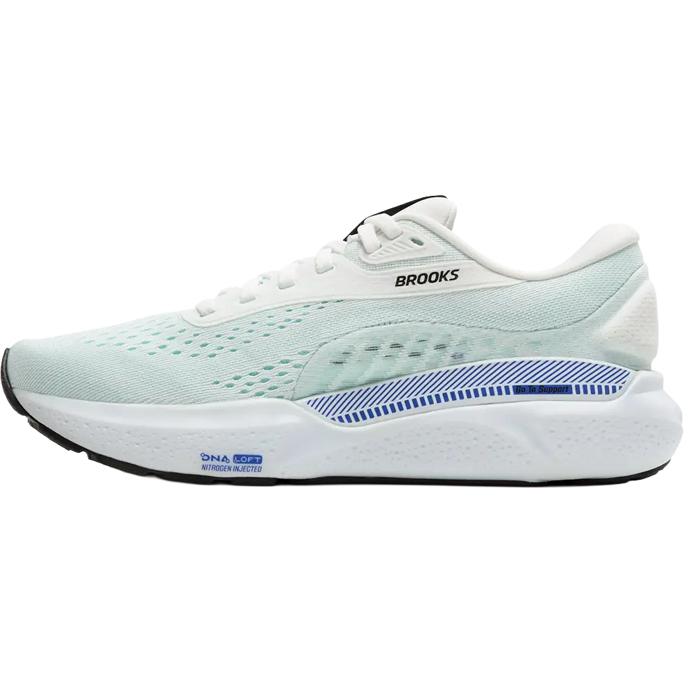 Brooks Adrenaline GTS 24 Women - White/Limpet Shell/Amparo - US6/UK4/36,5 - Allround løbesko