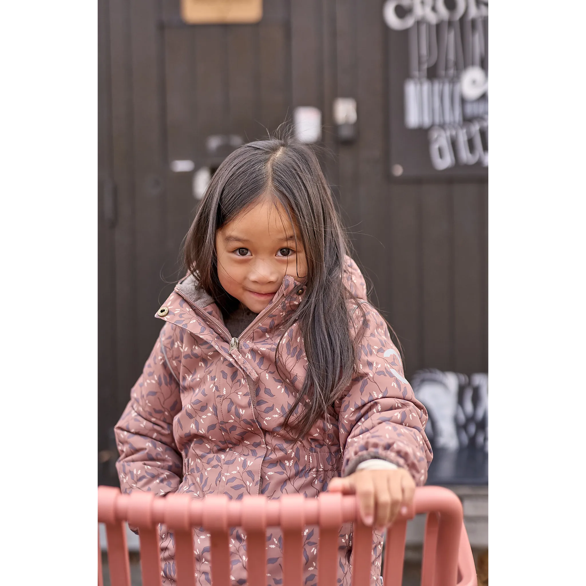 Winter Jacket Waist AOP Kids børnejakke