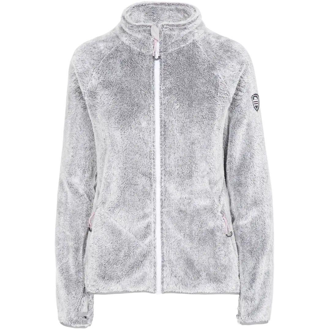 Trespass Telltale Fleece Women damefleece - Silver Grey - M - Fleecetrøjer