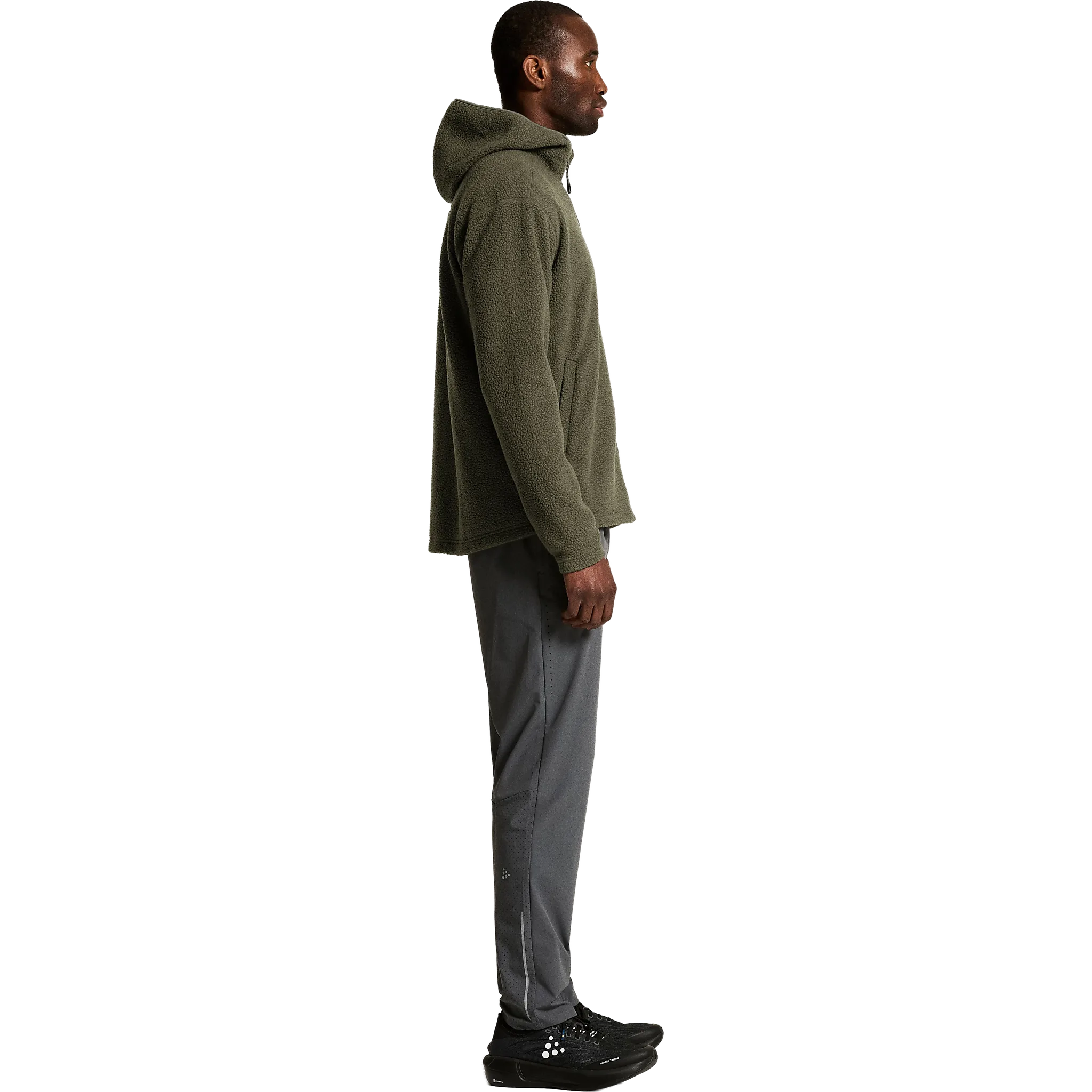 Join Pile Fleece FZ Hood Men