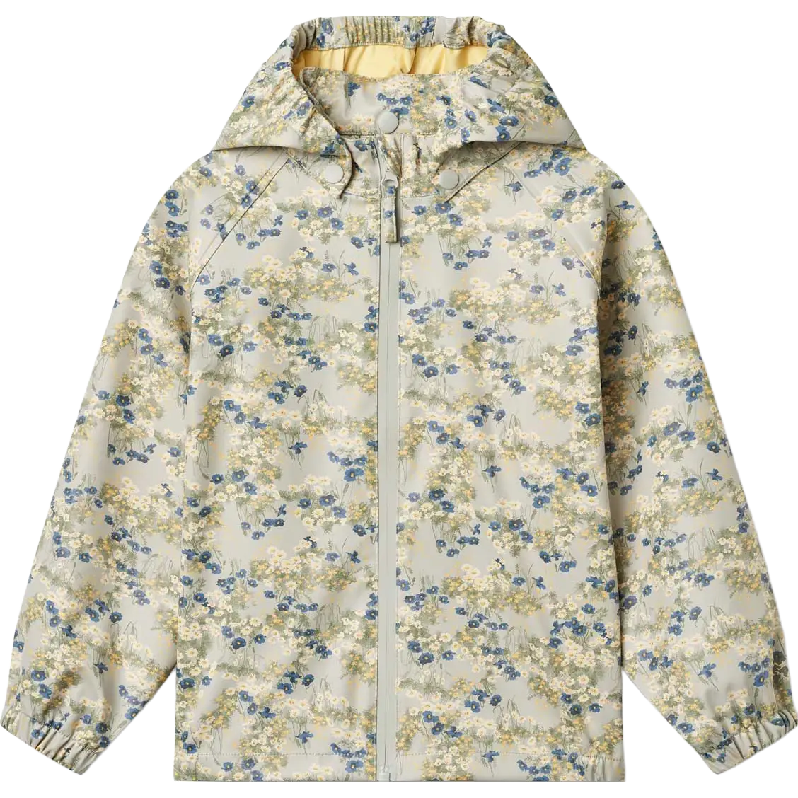 Wheat Rainwear Chardy Jacket Kids Print - Meadow Lake - 122/7y - Regnjakker til børn