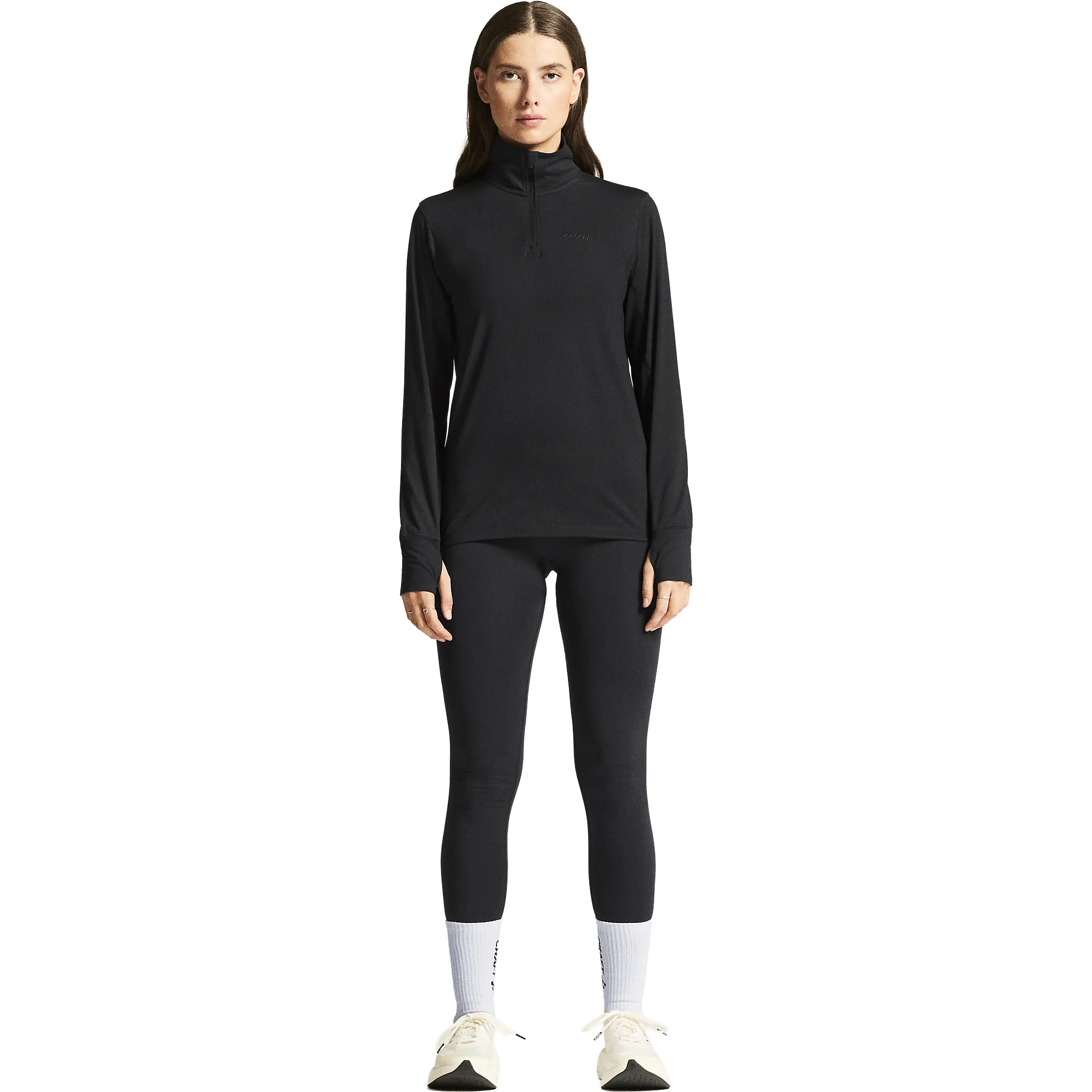 Flow Half Zip Long Sleeve Women