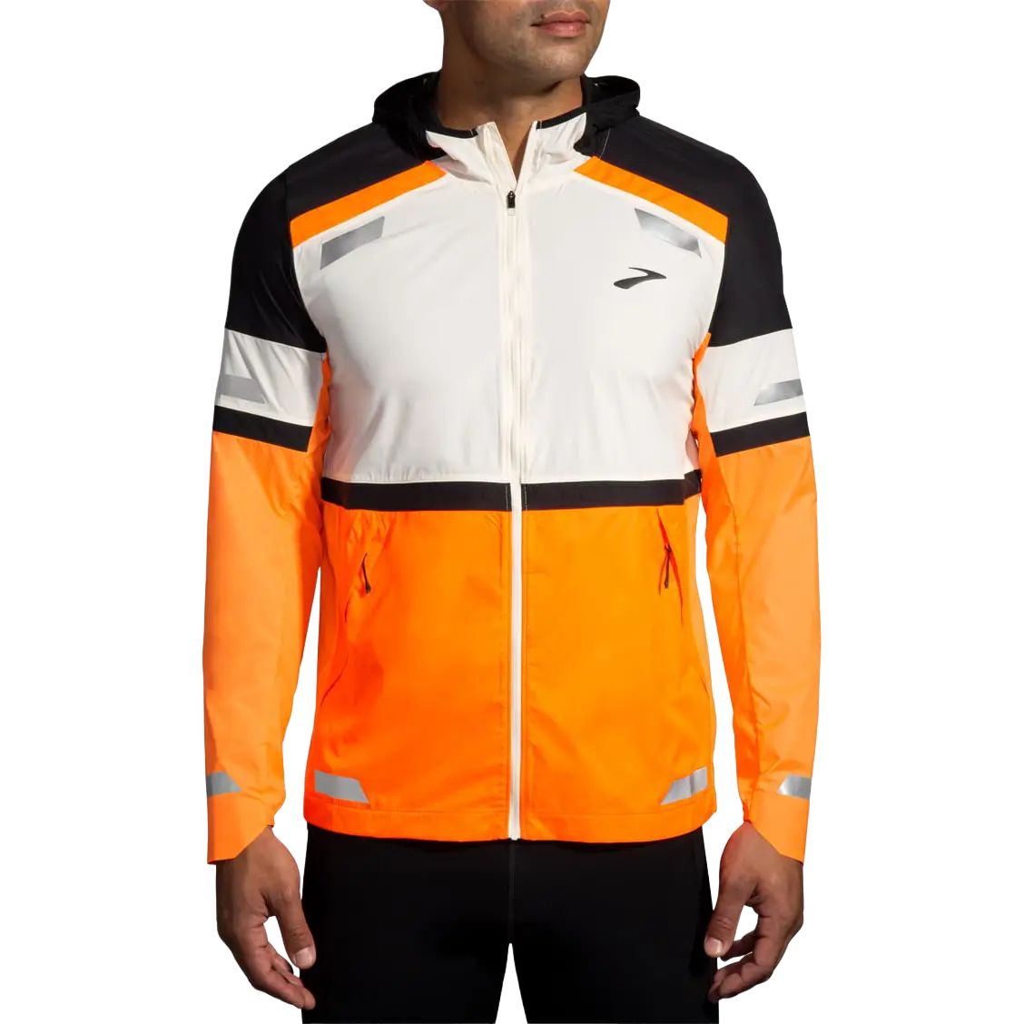 Brooks Run Visible Jacket 2.0 Men - White - XL - Løbejakker