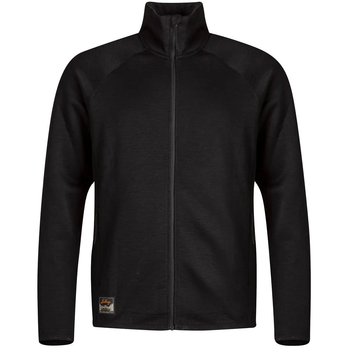 Lundhags Gosin Wool Knit Men herrefleece - Black - S - Fleecetrøjer