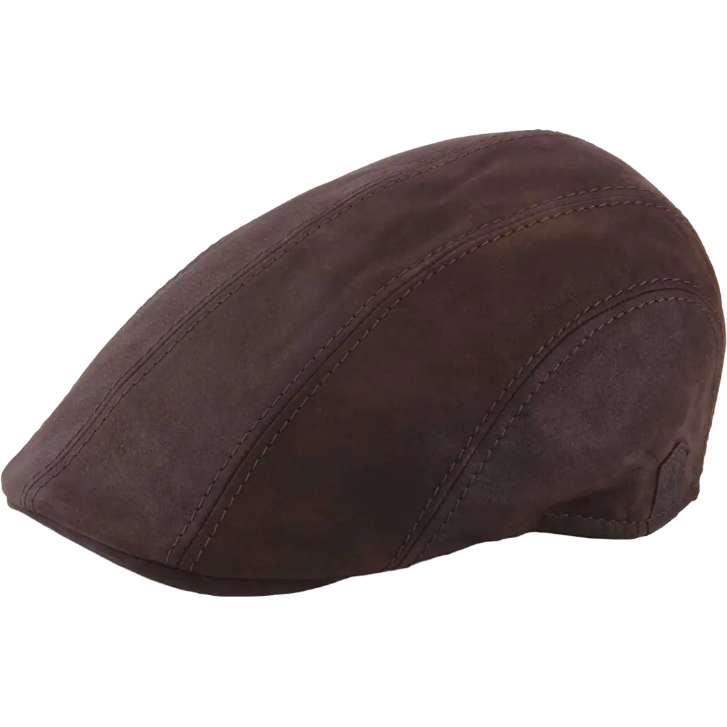 MJM Maddy Nappa Wax Cap kasket - Brown - XL