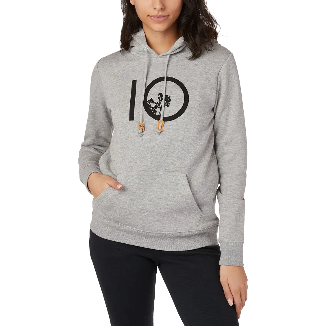 Tentree Ten Hoodie Women hættetrøje - Hi Rise Grey Heather - XS