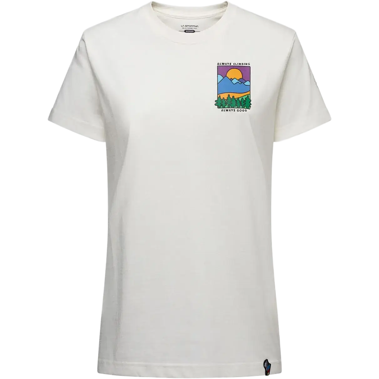 La Sportiva Always Climbing Women dame-T-shirt - Chalk - S - Kortærmet T-shirts