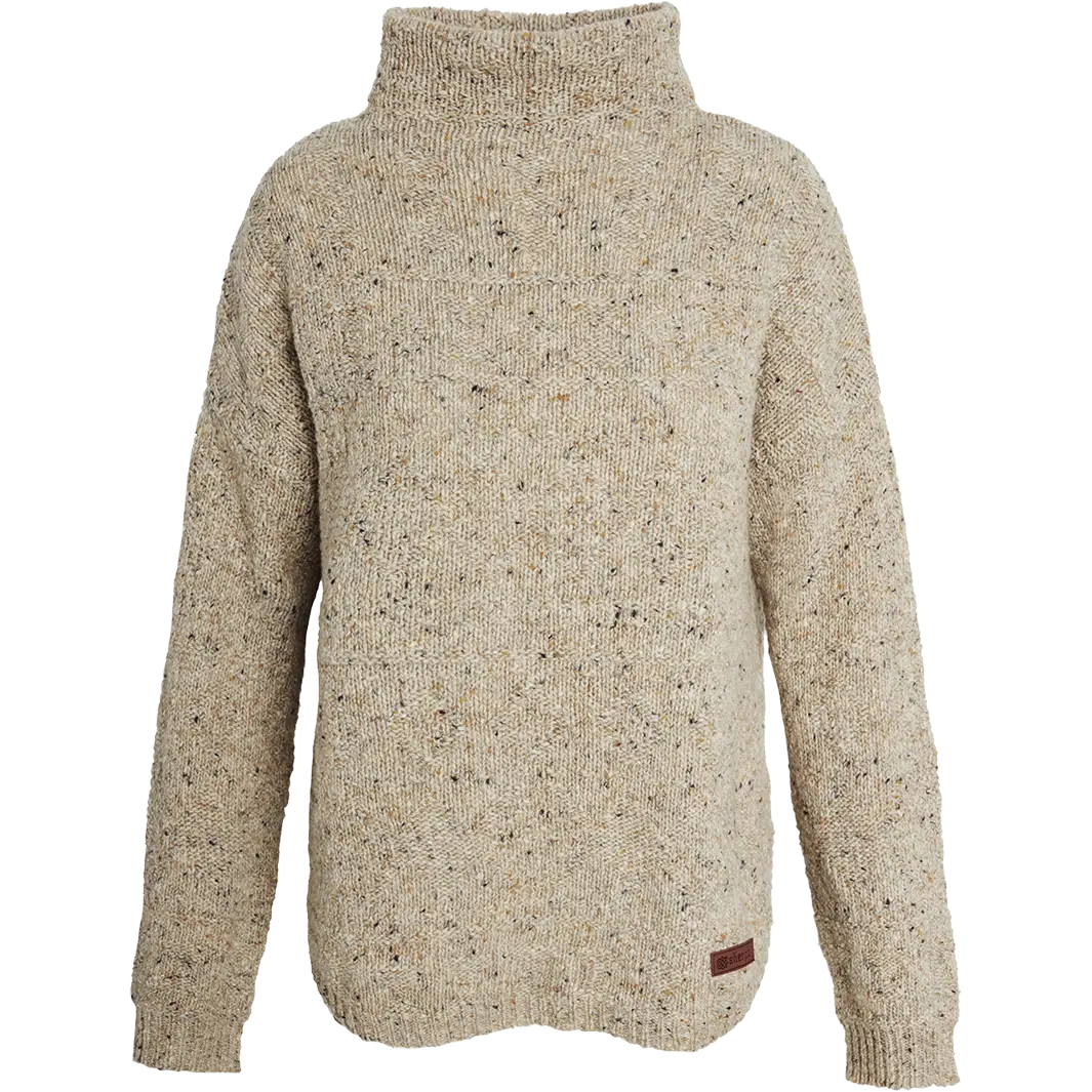 Sherpa Yuden Pullover Sweater damesweater - Chai Tea - M - Striktrøjer