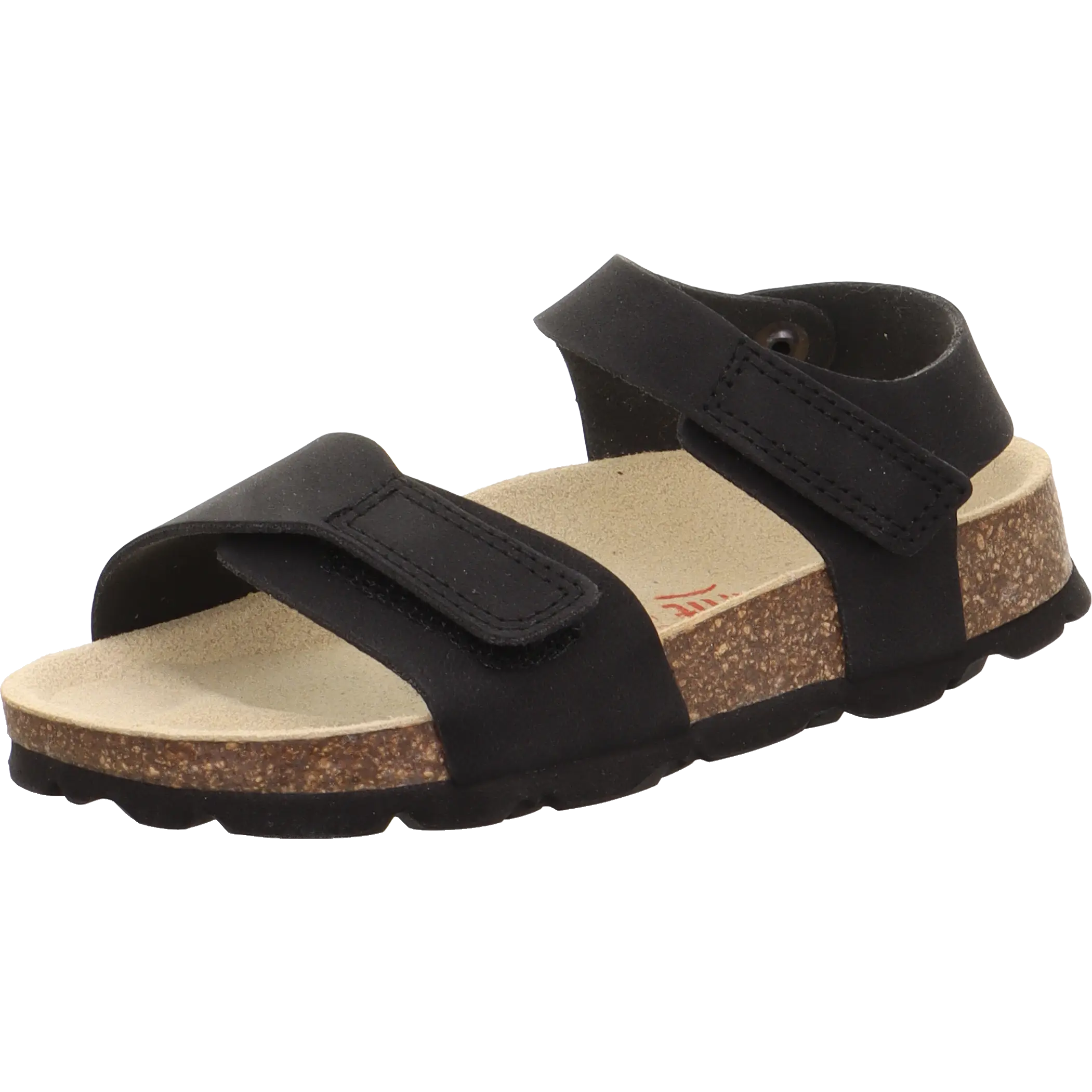SuperFit Fussbettpantoffel sandal m hælstrop - Schwarz - 37 - Hverdagssandaler til børn