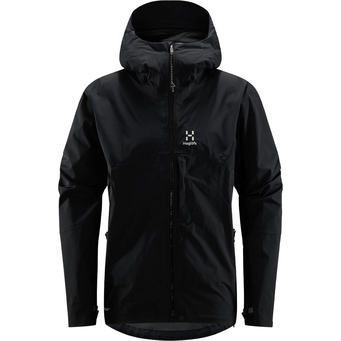 Haglöfs Roc Mono Proof Jacket Men regnjakke - True Black - M - Regnjakker