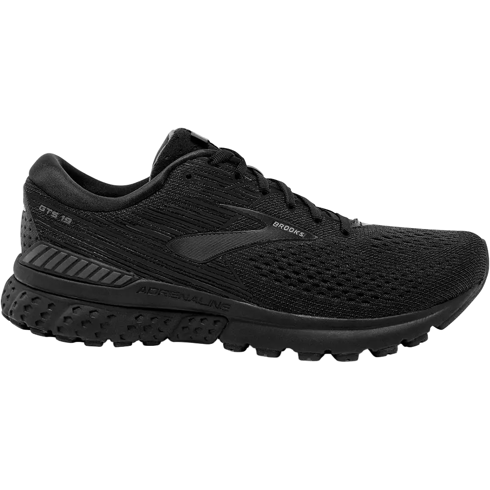 Brooks Adrenaline GTS 19 W - Black/ebony - One size - Allround løbesko