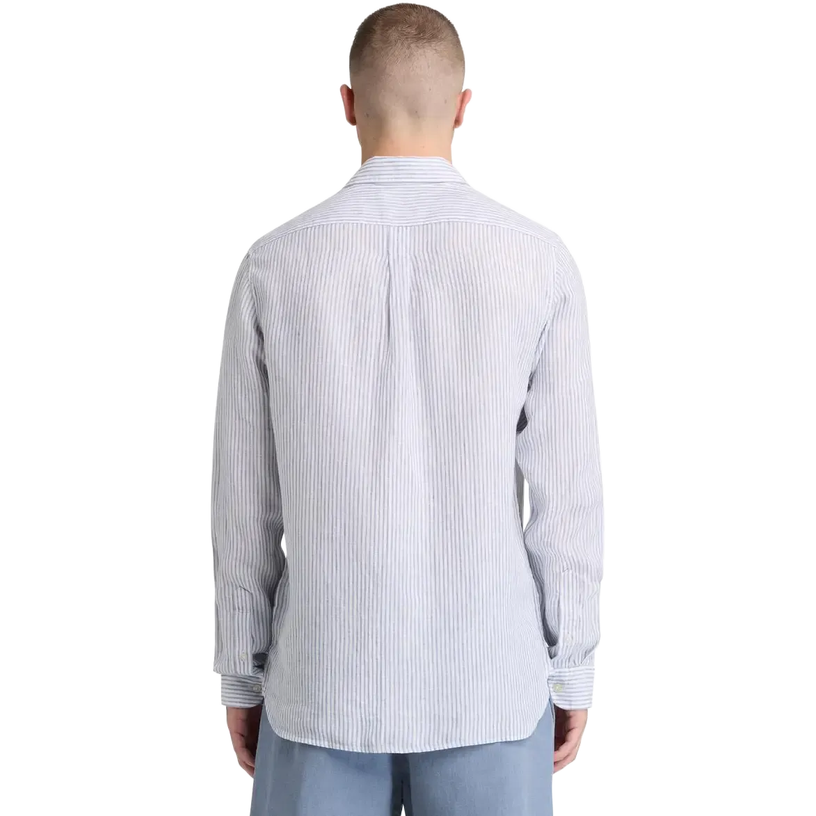 Mill Brook Linen Striped Shirt Reg Men