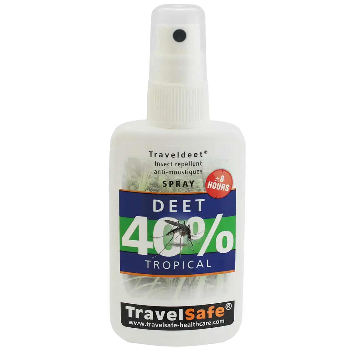 Travelsafe TravelDEET 40%, spray, 60 ml insektspray - One size - Førstehjælp
