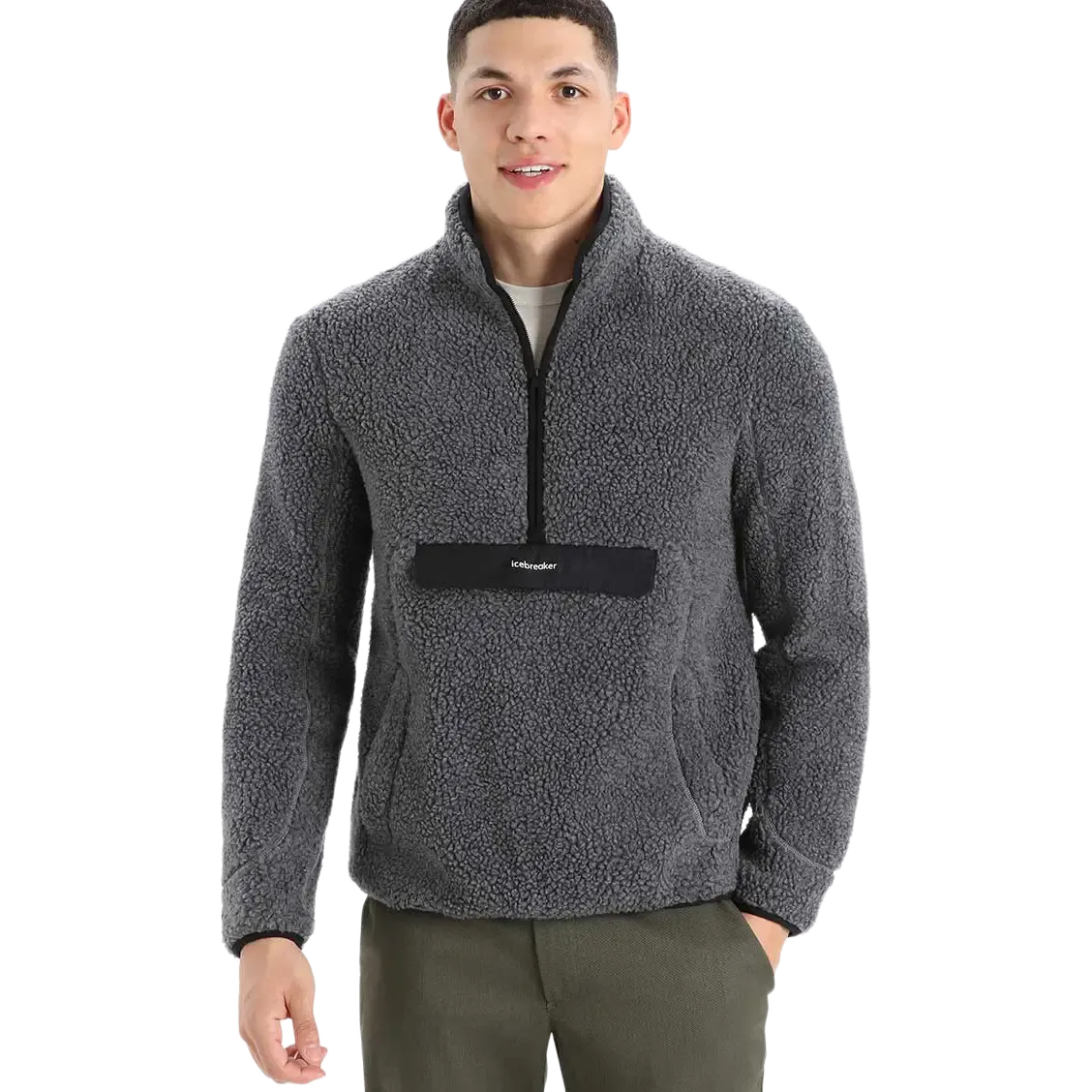 ICL RealFleece Sherpa LS Half Zip Men herretrøje