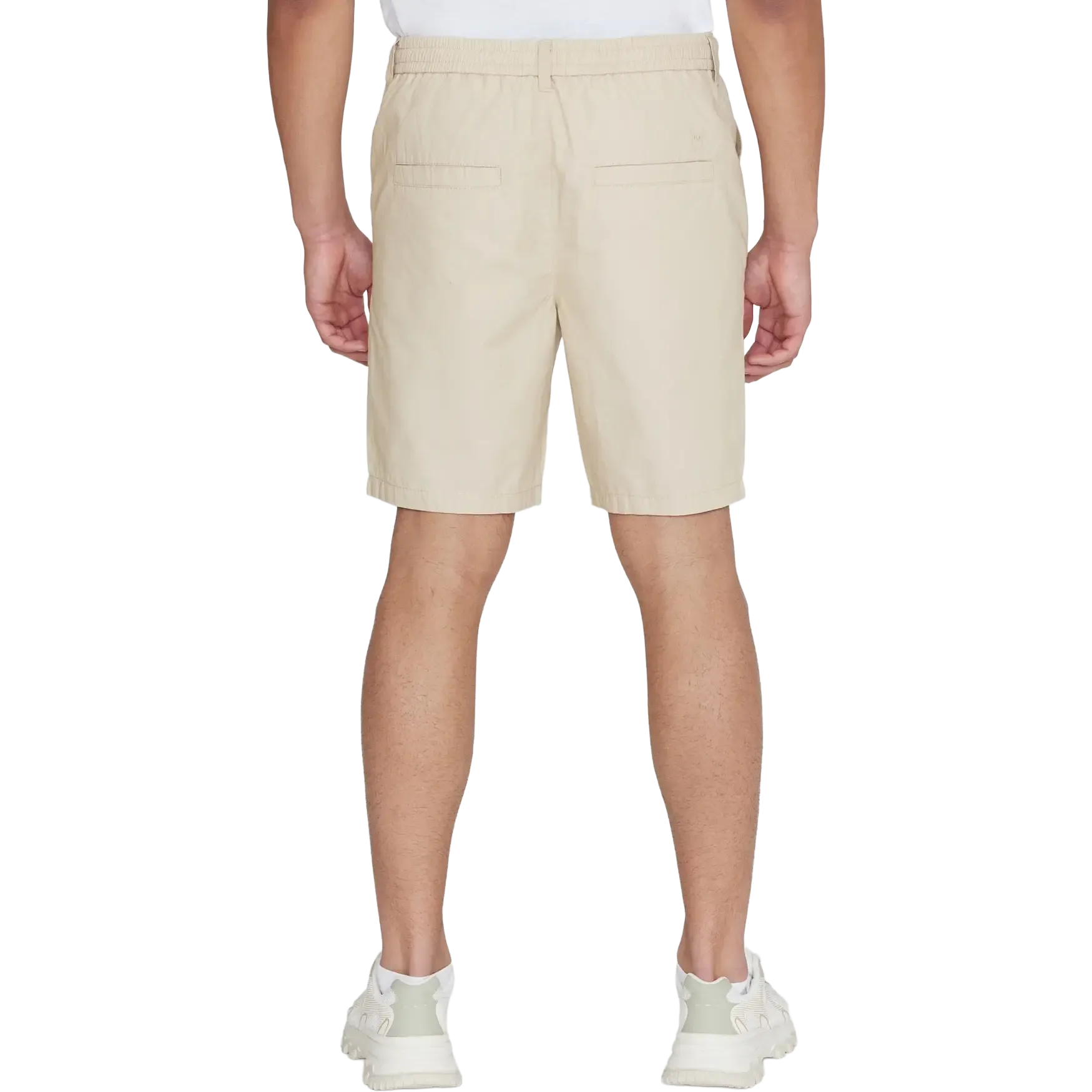 Fig Loose Poplin Elastic Waist String Sh