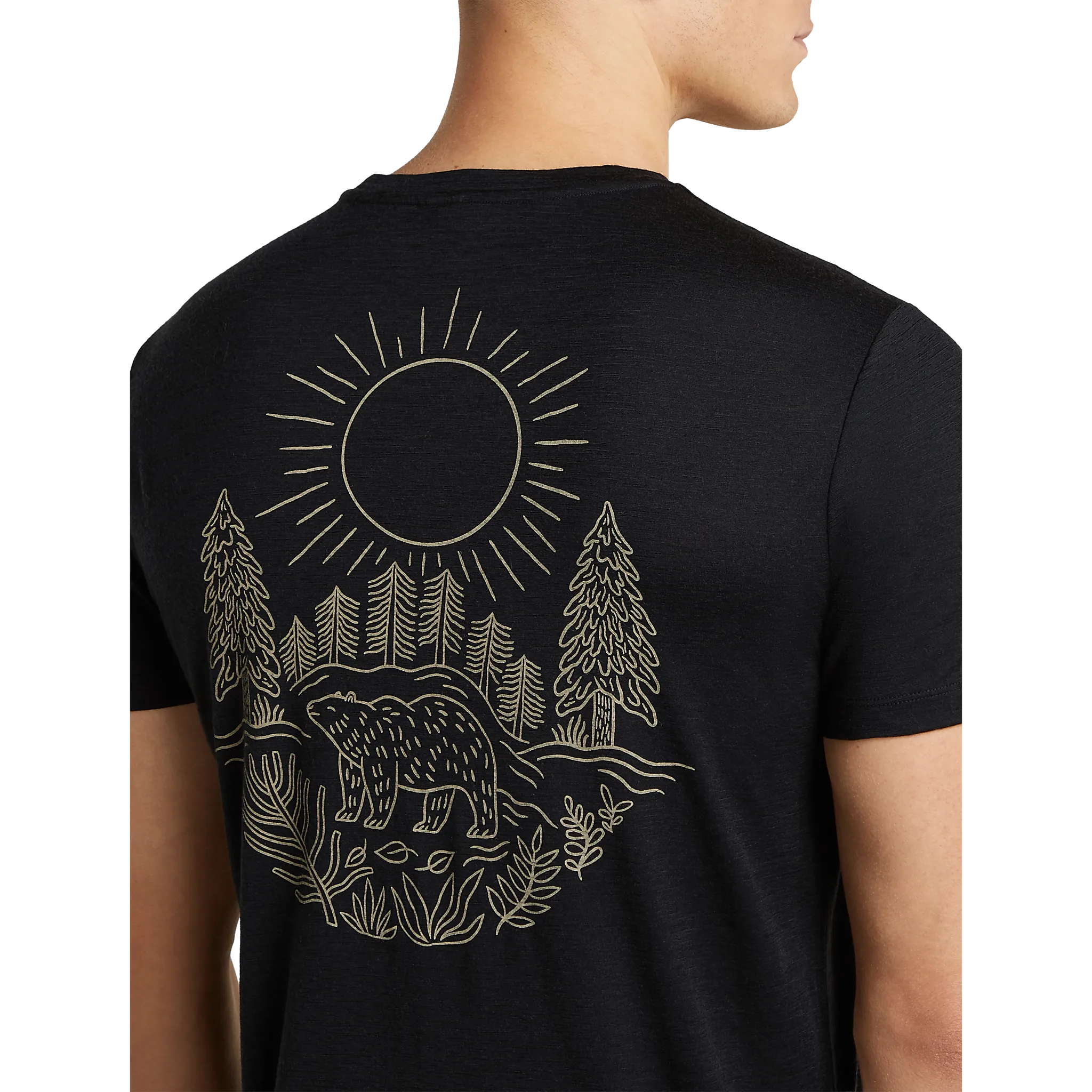 Tech Lite SS Forest Foot Tee Men