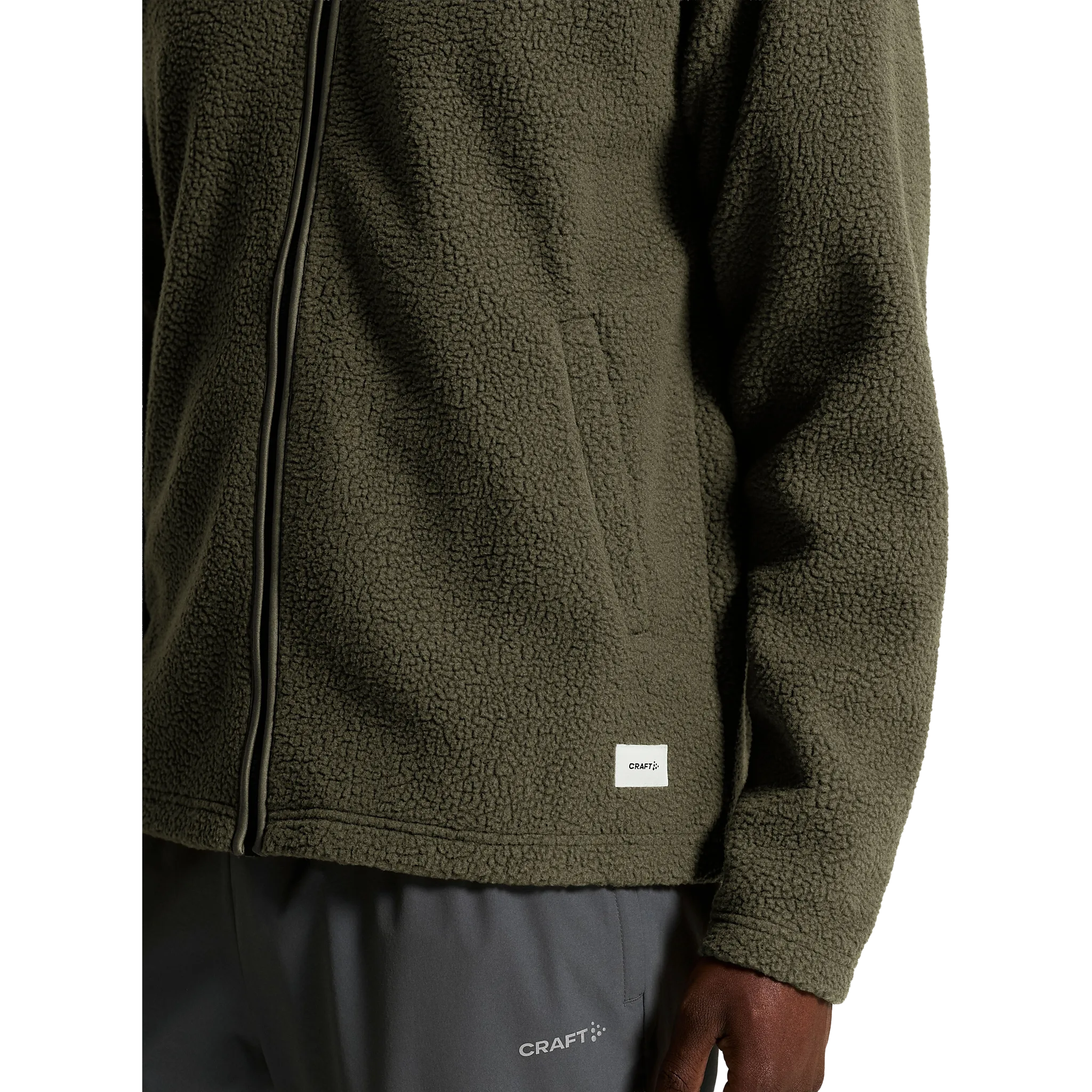 Join Pile Fleece FZ Hood Men
