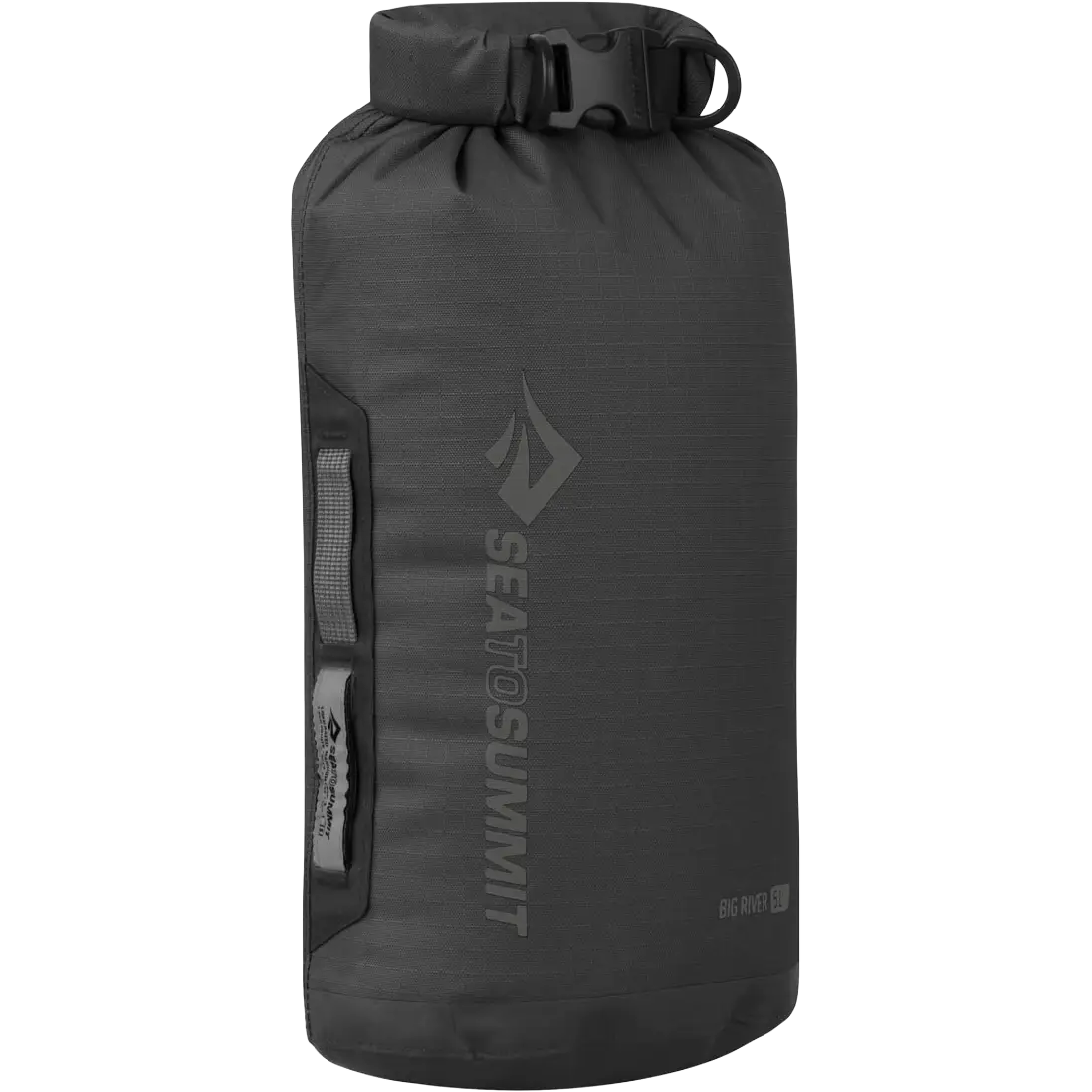 Sea to Summit Big River Dry Bag 5L vandtæt pakpose - Jet Black - One size - Vandtæt opbevaring