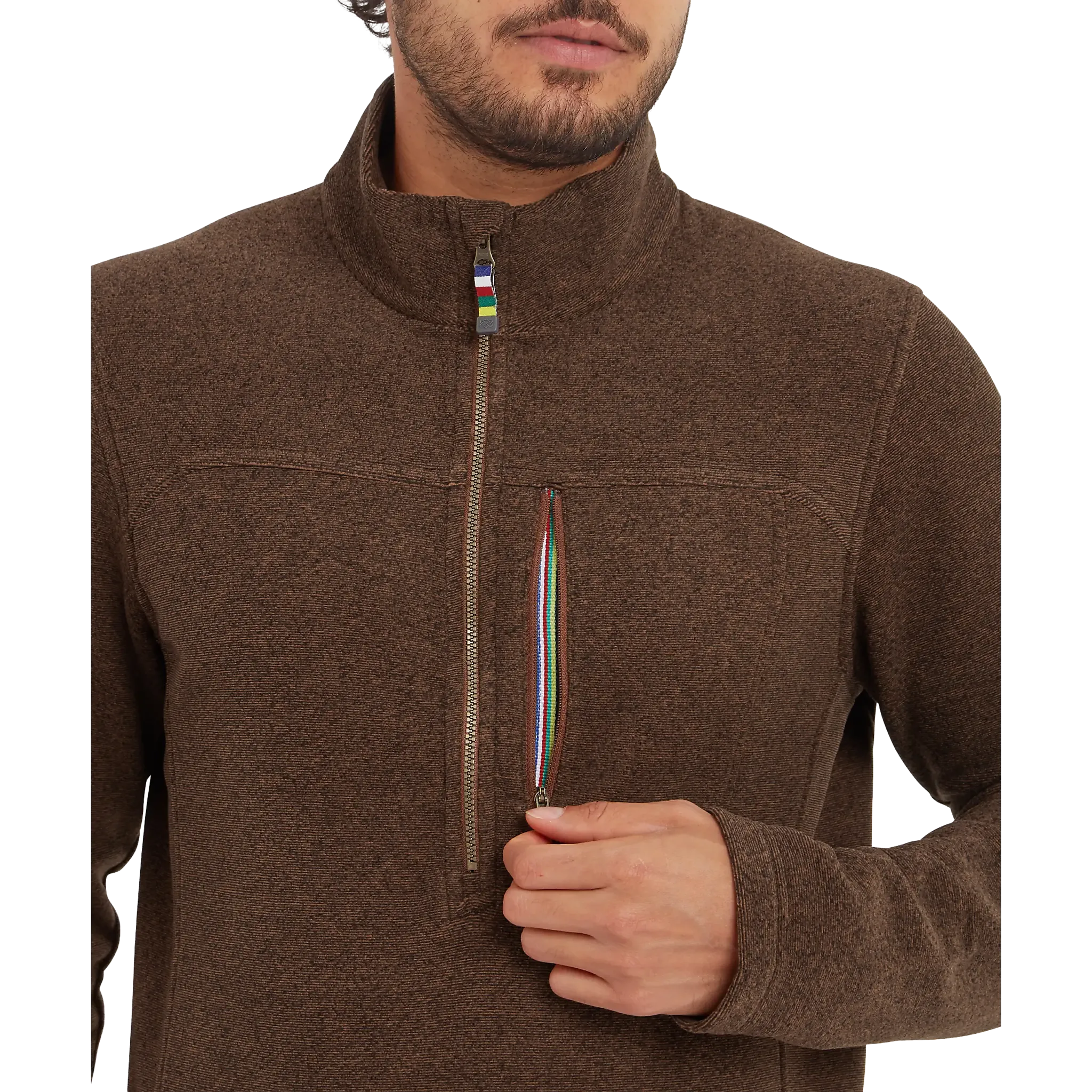 Rolpa Eco Zip Tee Men fleece