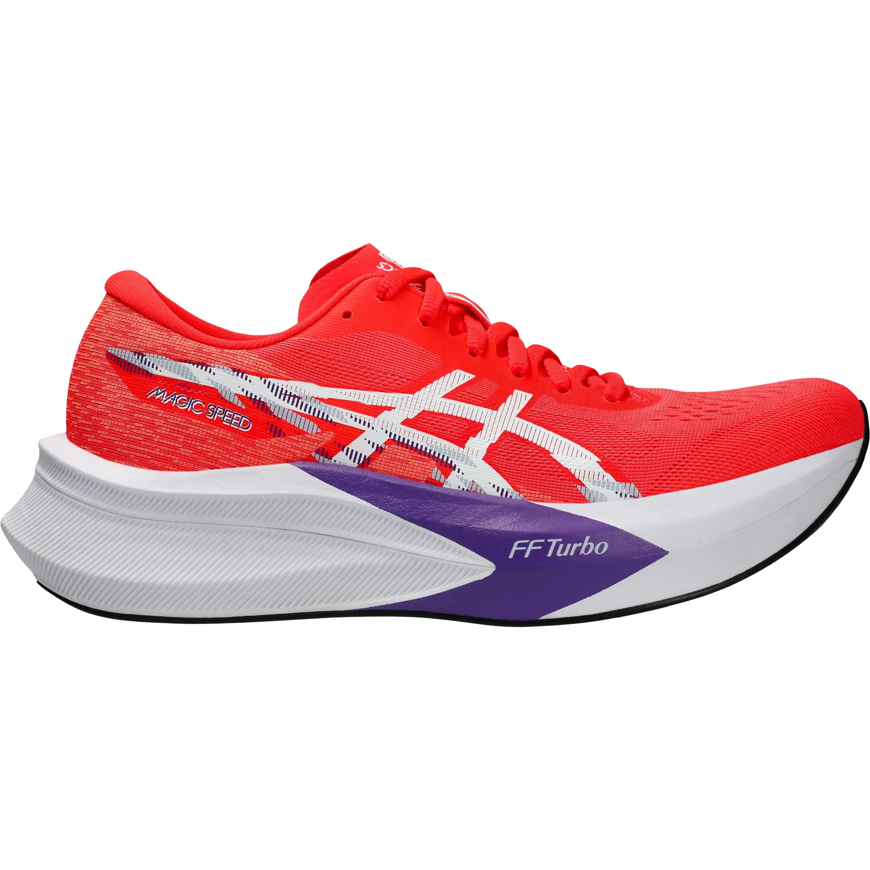Asics Magic Speed 4 Women - Flash Red/White - US8/UK6/39,5 - Konkurrence løbesko