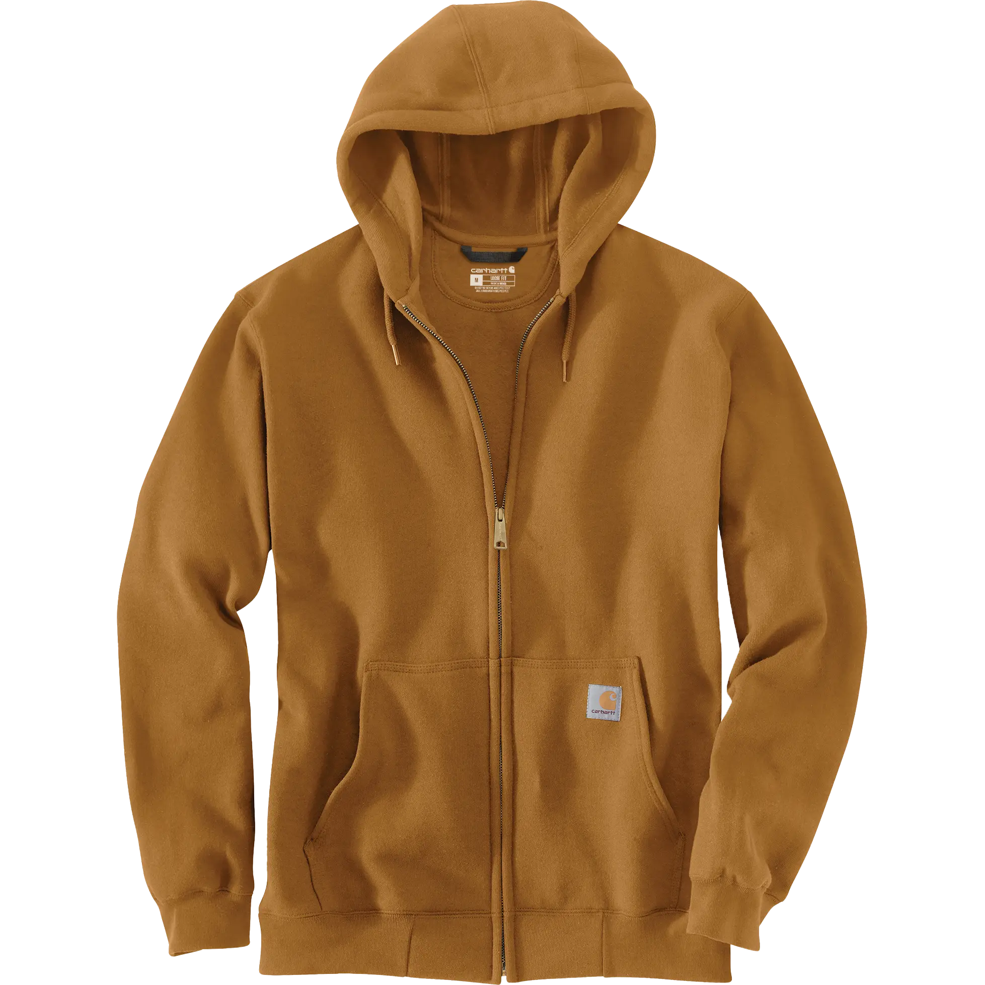 Carhartt Zip Hooded Sweatshirt Men - Carhartt Brown - XXL - Hættetrøje