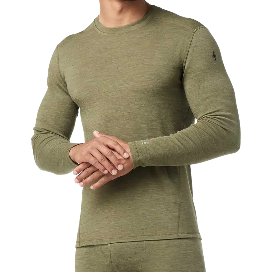 Thermal Merino Baselayer Crew Men herreundertrøje Winter Moss