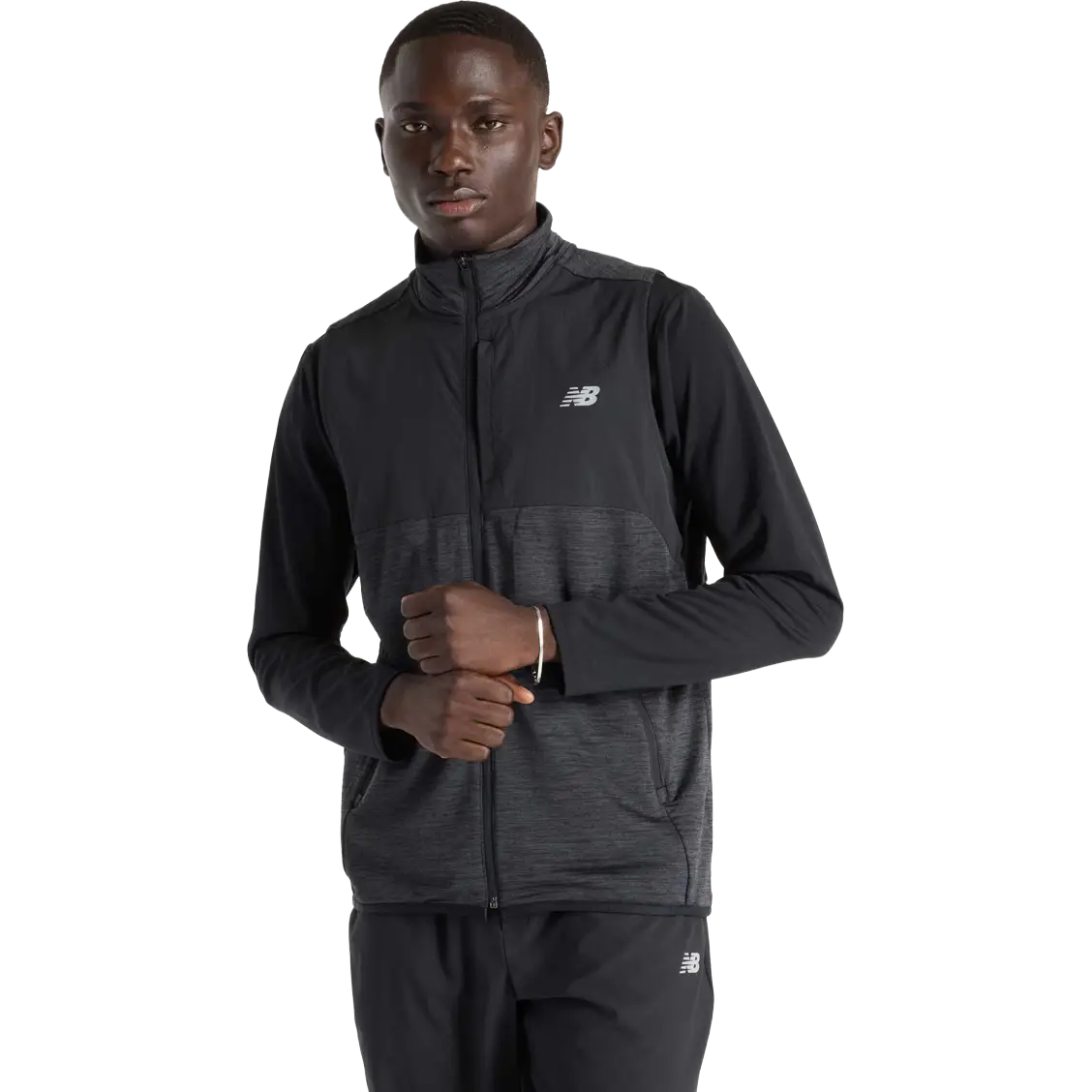 New Balance Heat Grid Vest Men - Black - XL - Løbeveste