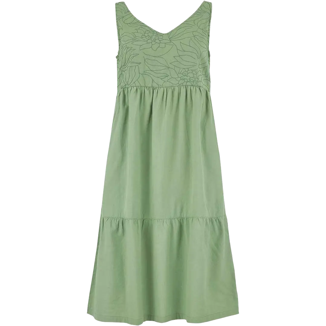 Sherpa Tharu Tank Dress kjole - Thyme - XL - Outdoor kjoler