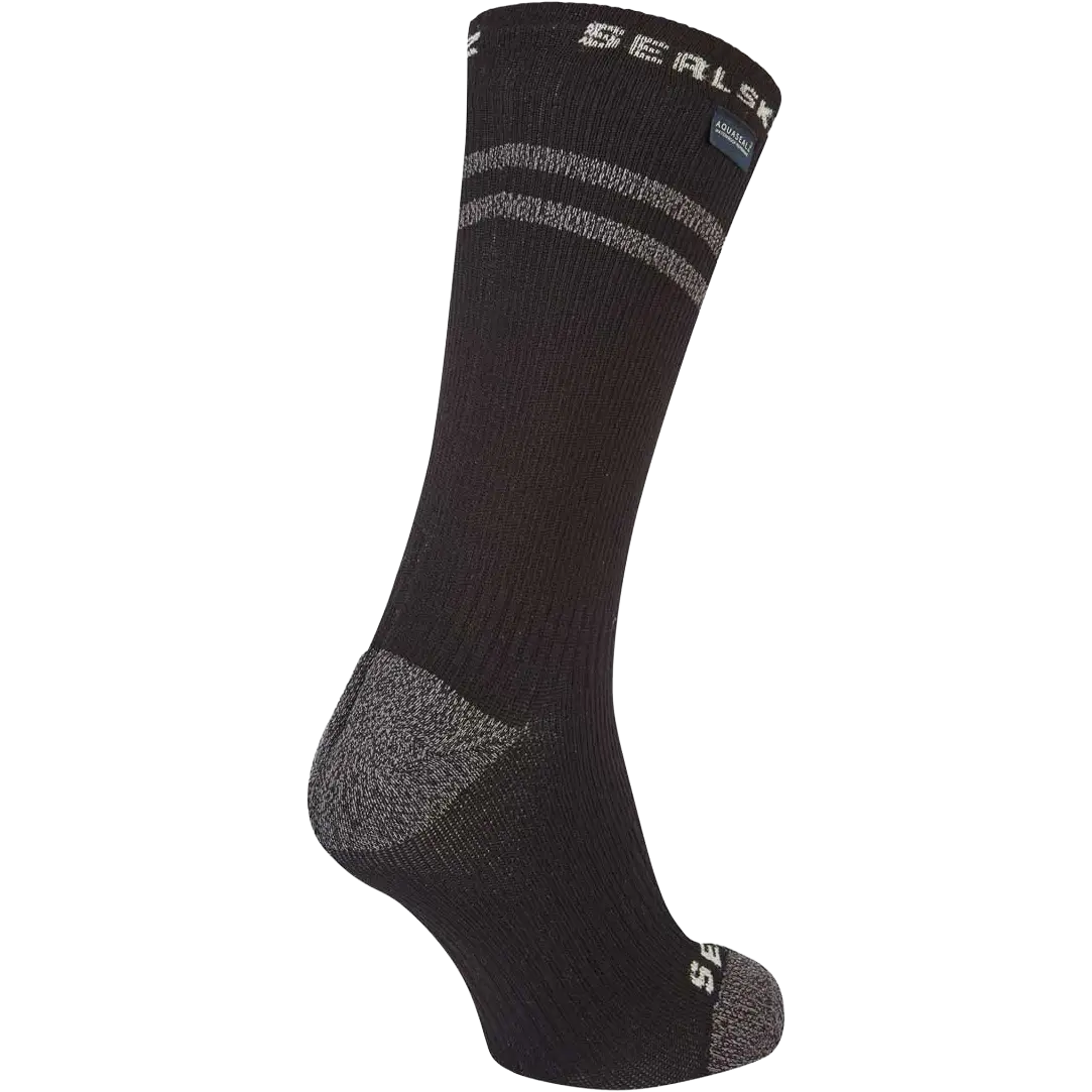Sealskinz Scoulton Waterproof Warm Weather Mid Sock - Black - S - Vandresokker