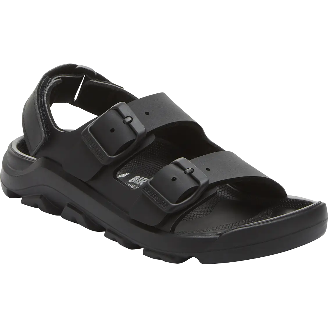 Birkenstock Mogami AS Birko-Flor Kids børnesandal - Black - 35 - Hverdagssandaler til børn