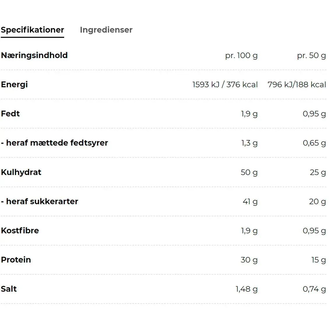 Recovery Vanilj Blåbär 400 g