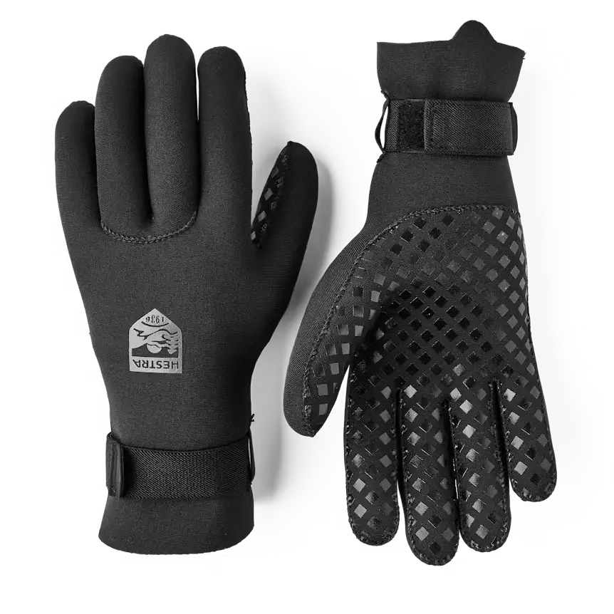 Hestra Neptune 5 finger - Black - 6 - Handsker