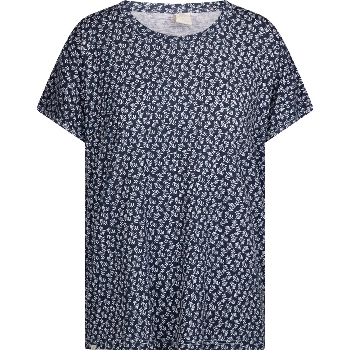Trespass Morgana Casual T-shirt Women - Navy Print - S - Kortærmet T-shirts