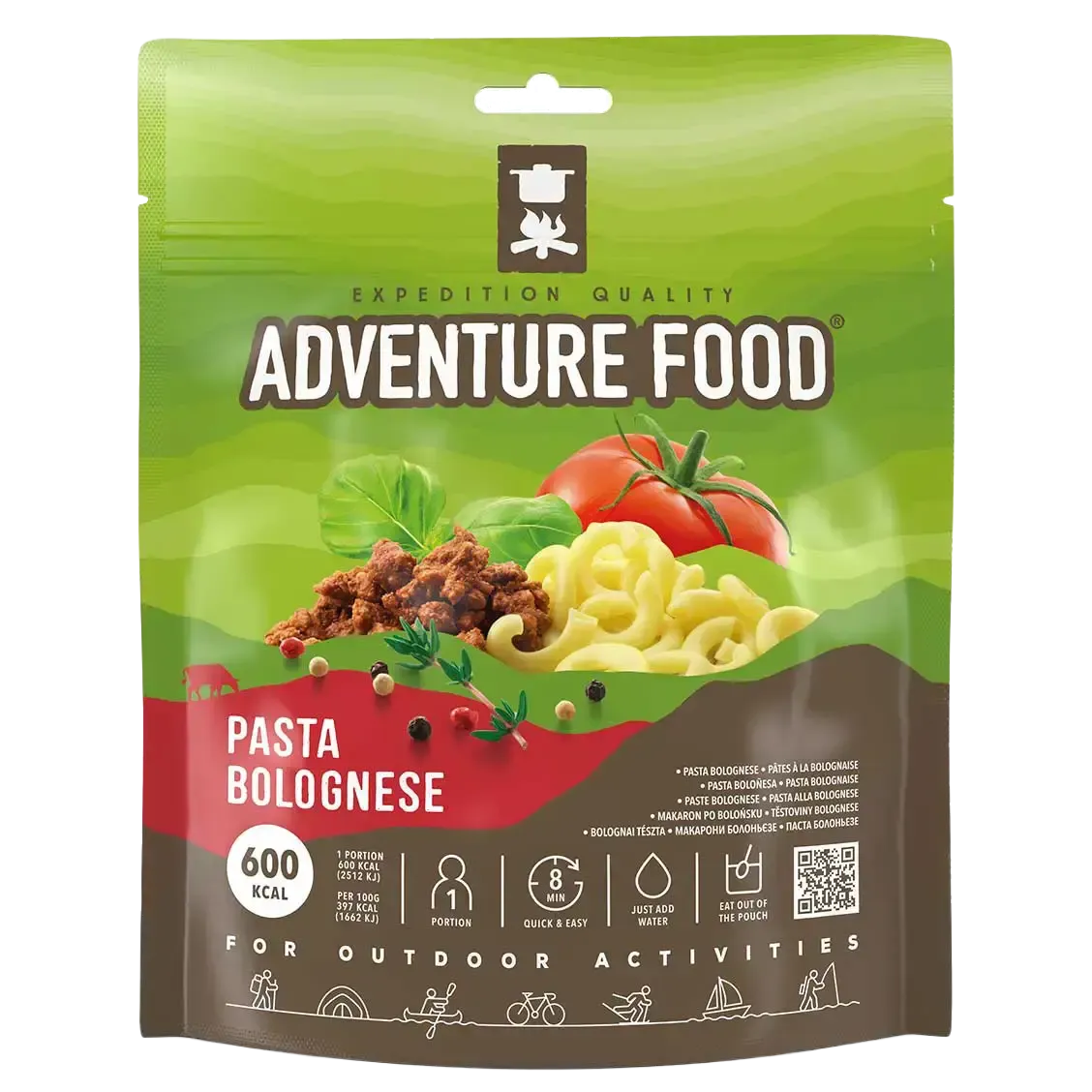 Pasta Bolognese måltid