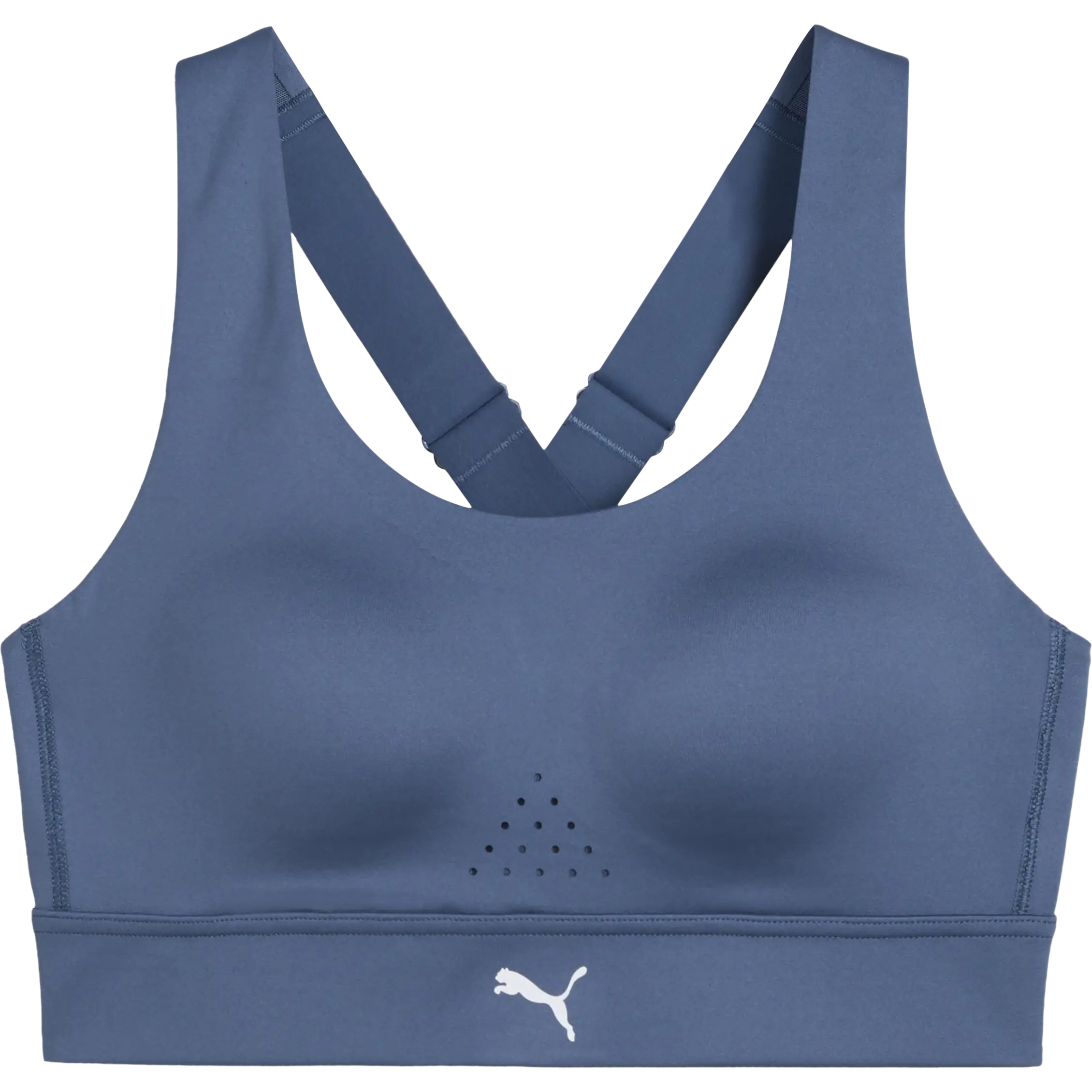 Puma Pwrbreathe Run Bra - Dark Indigo - XL - Løbeundertøj