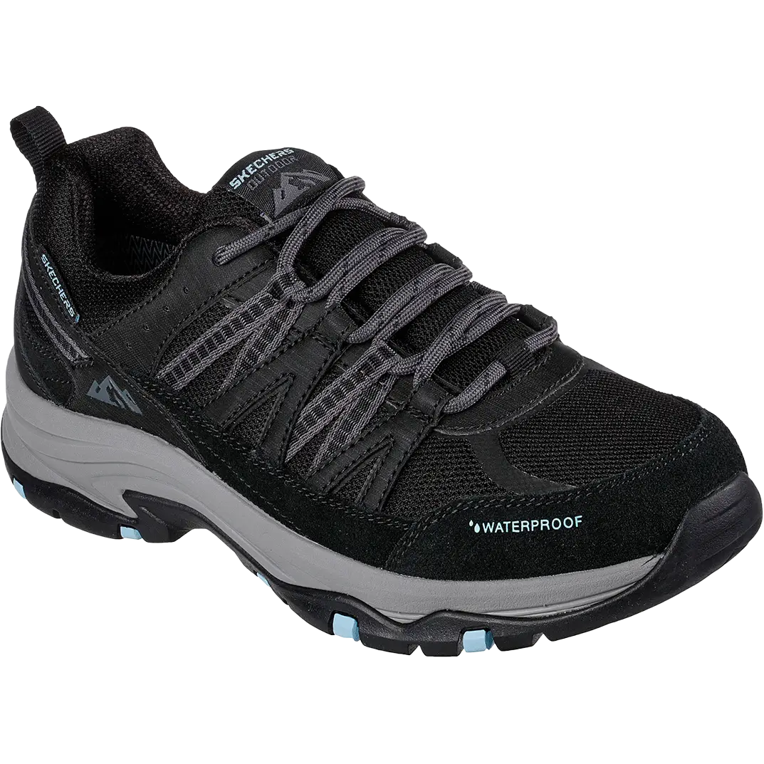 Skechers Relaxed Fit Trego Lookout Point WP Women damesko - Black/Blue - 36 - Sneakers