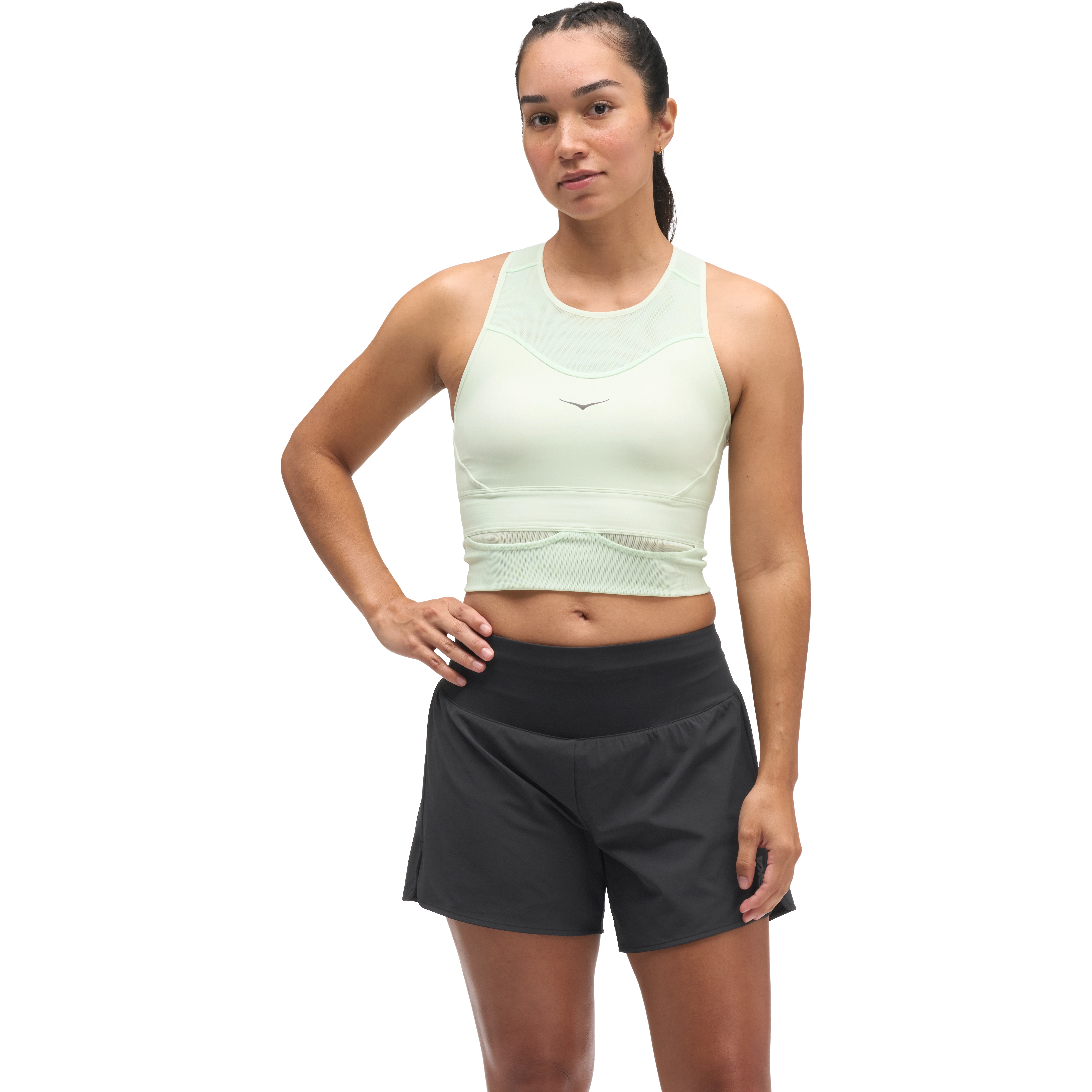 HOKA One One Race Day Bra - Sea Glass - Løbeundertøj
