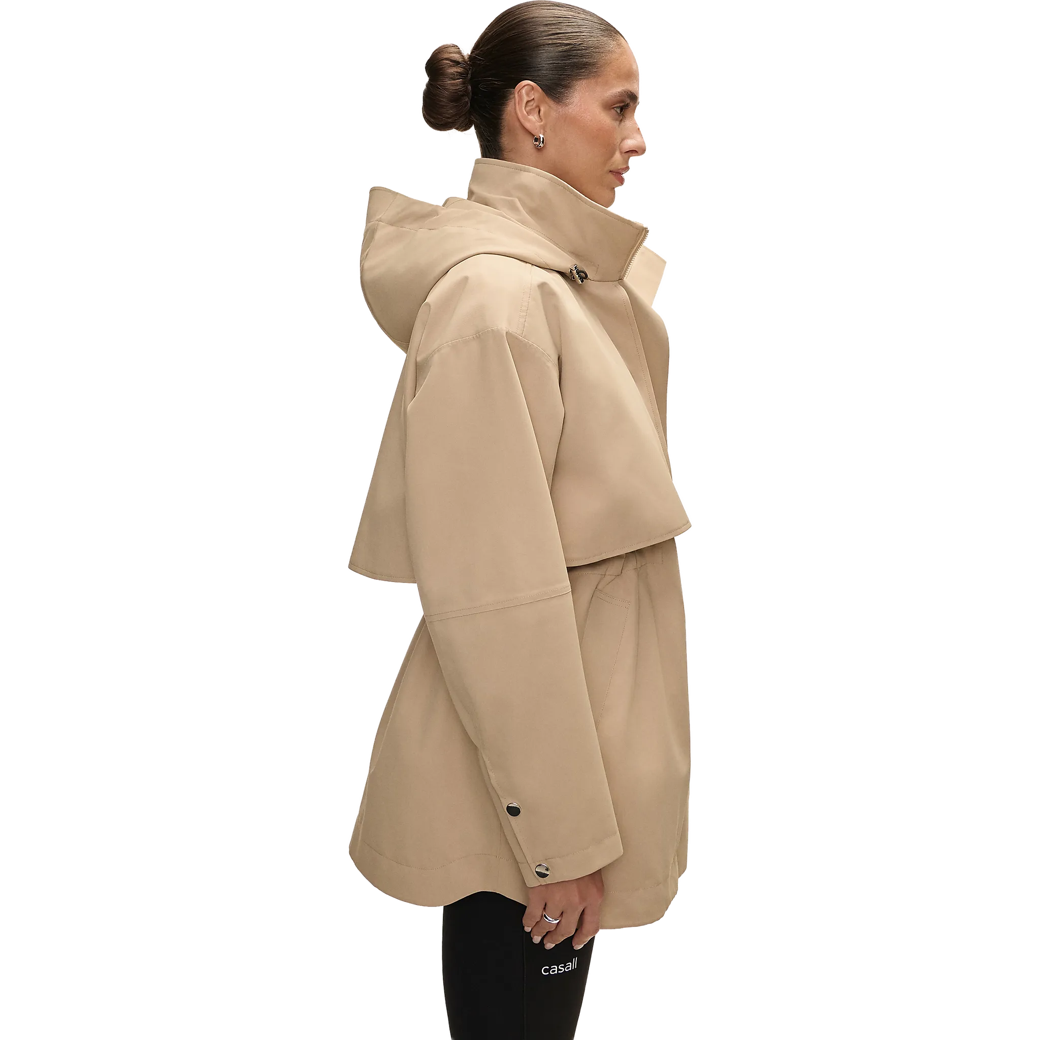 Scandi Trench Rain Coat Woman