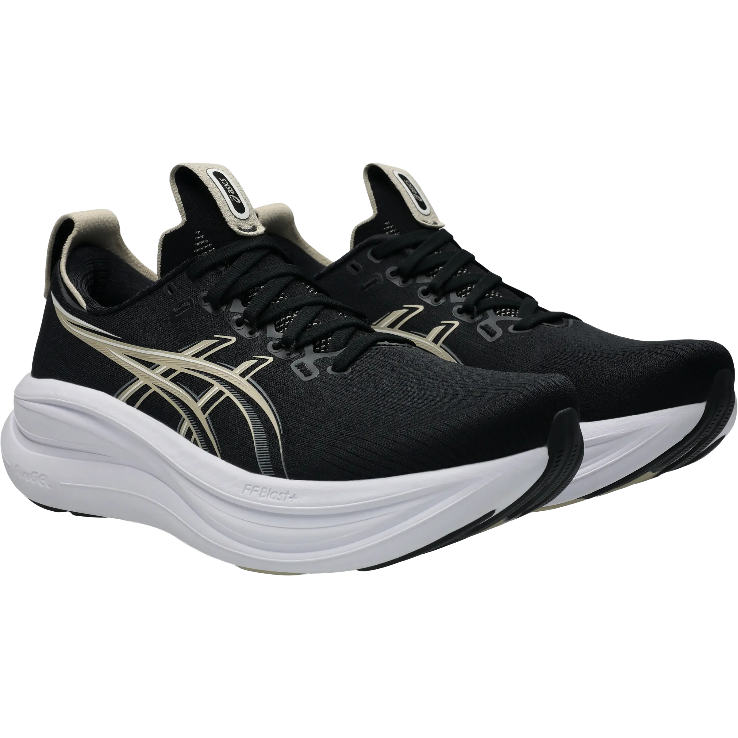 Asics Gel-Nimbus 28 Men - Black/Feather Grey - US12/UK11/46,5 - Løbesko