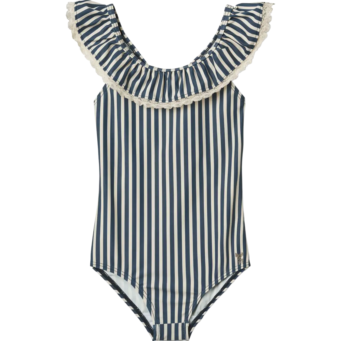 Wheat Swimsuit Doris badedragt - Blue Stripe - 116/6y - Badedragt til børn