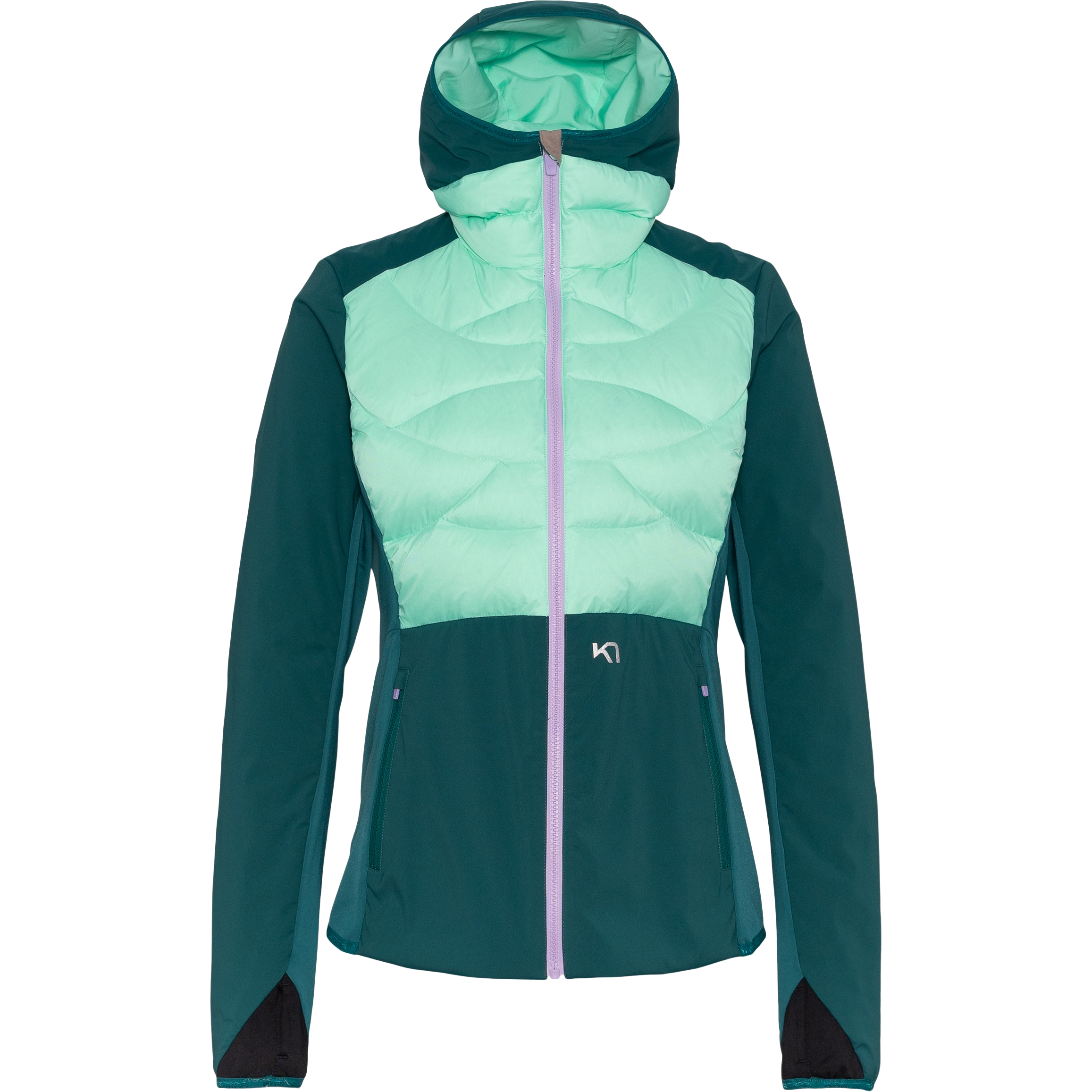 Kari Traa Tirill Thermal Jacket Women Jakke - Peacock - M - Jakker