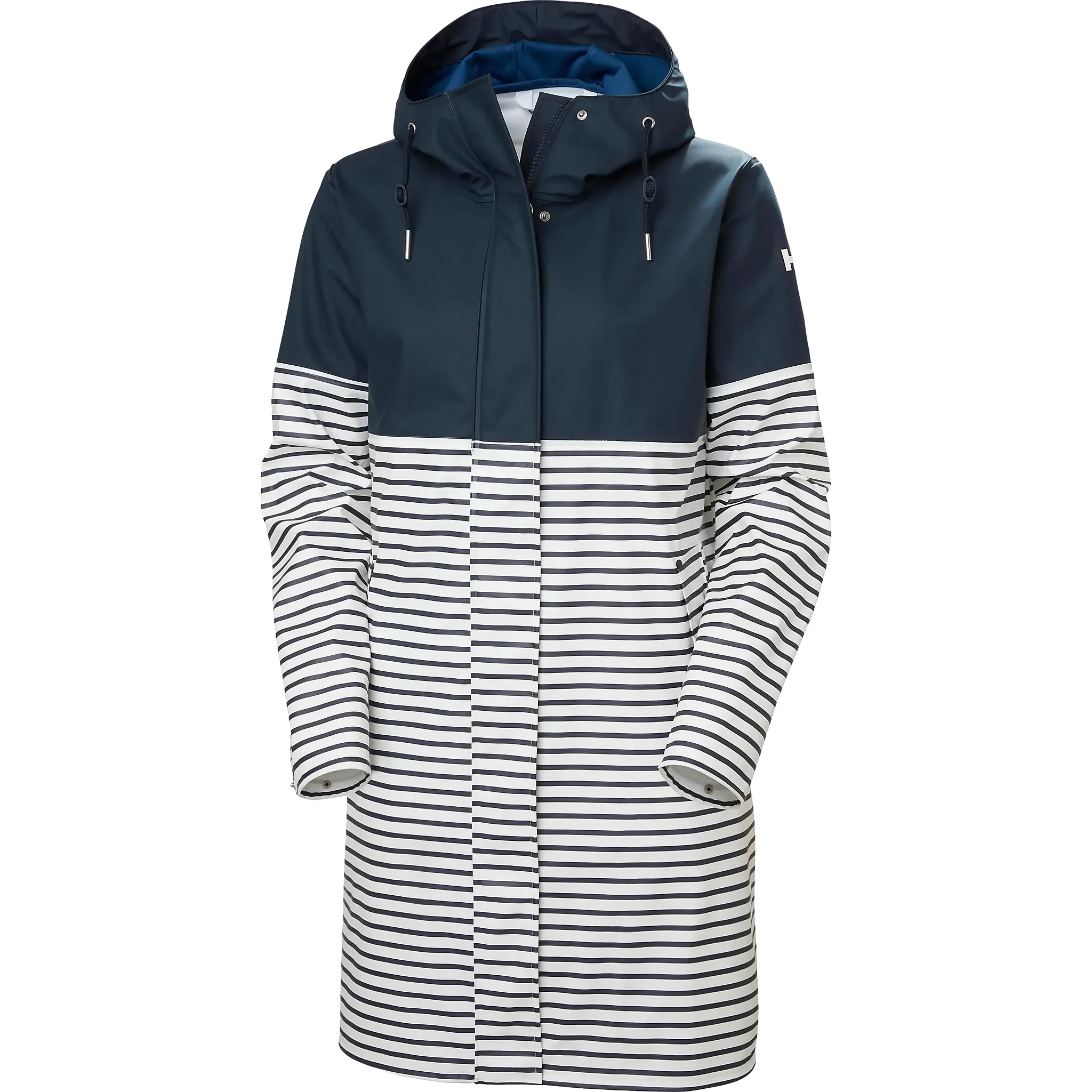 Moss Block PU Rain Coat Women