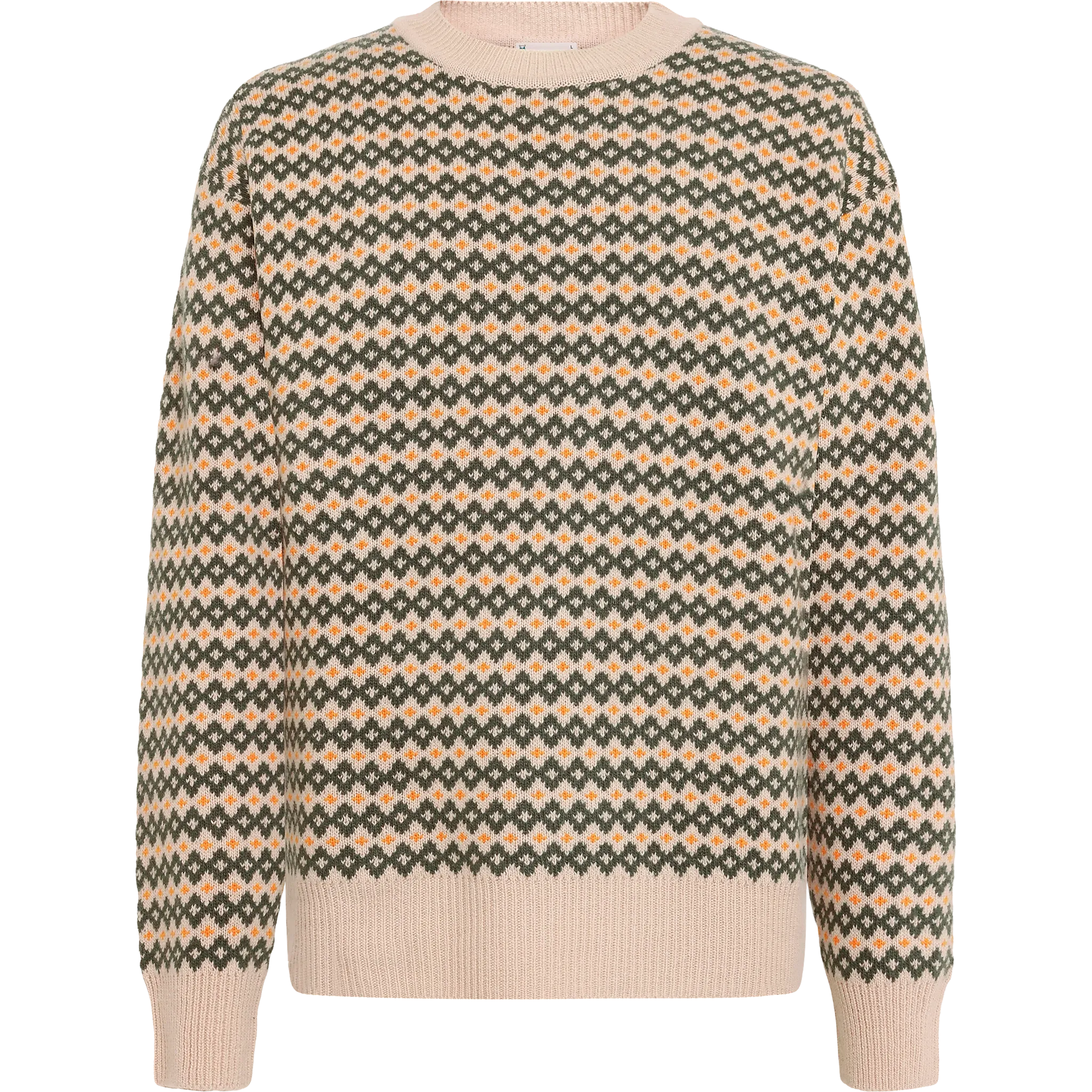 Lambswool Jacquard Sweater Men