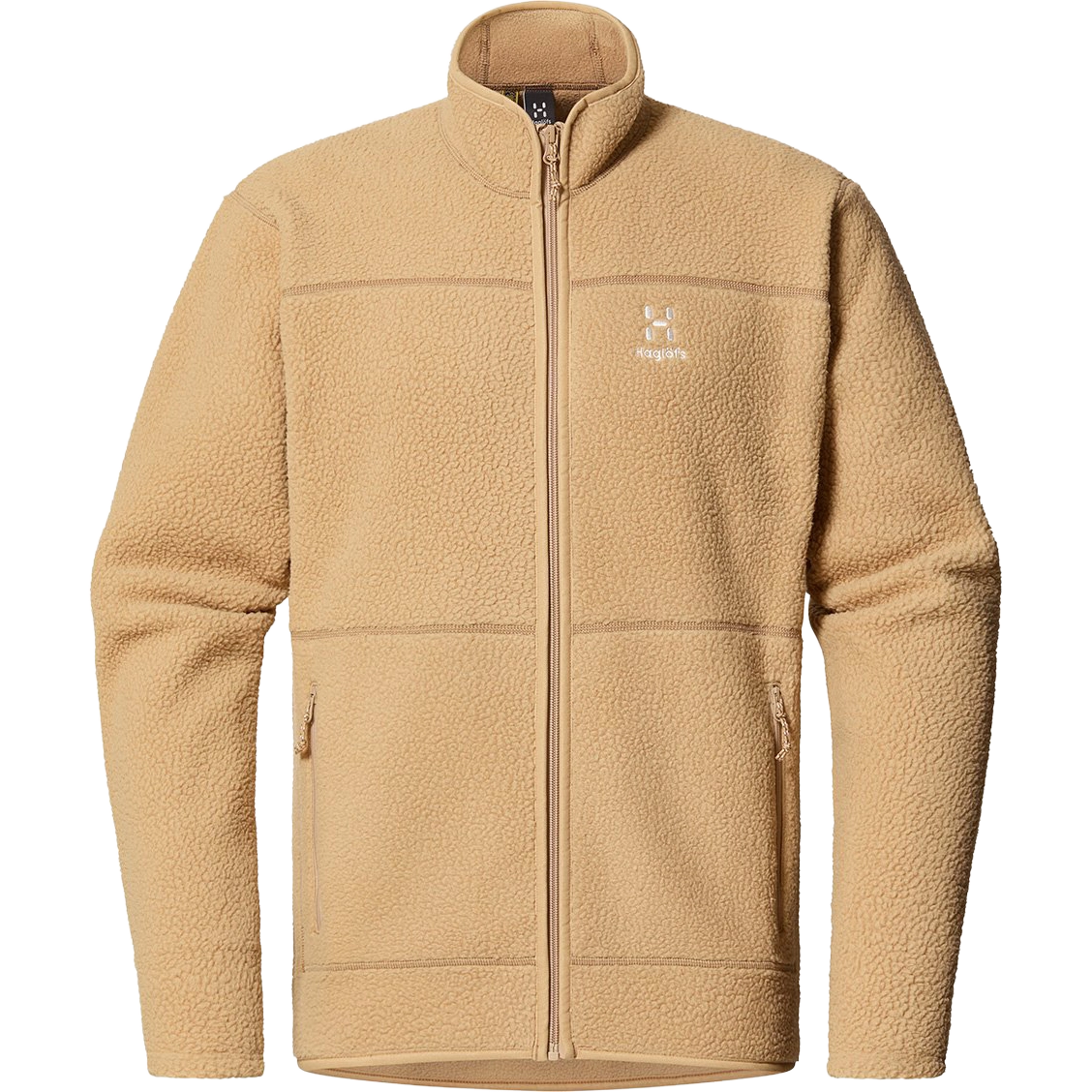 Haglöfs Mossa Pile Jacket Men Fleece - Sand - XXL - Fleecetrøjer